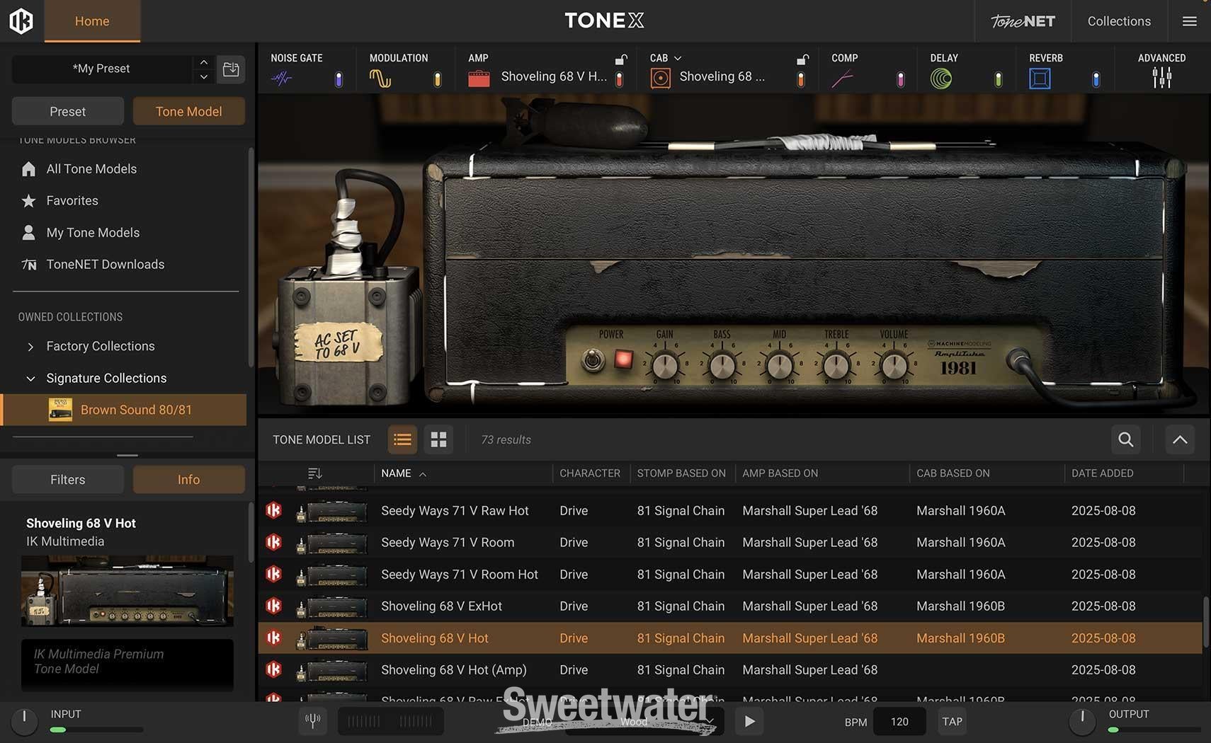 IK Multimedia TONEX Brown Sound 80/81 Expansion | Sweetwater