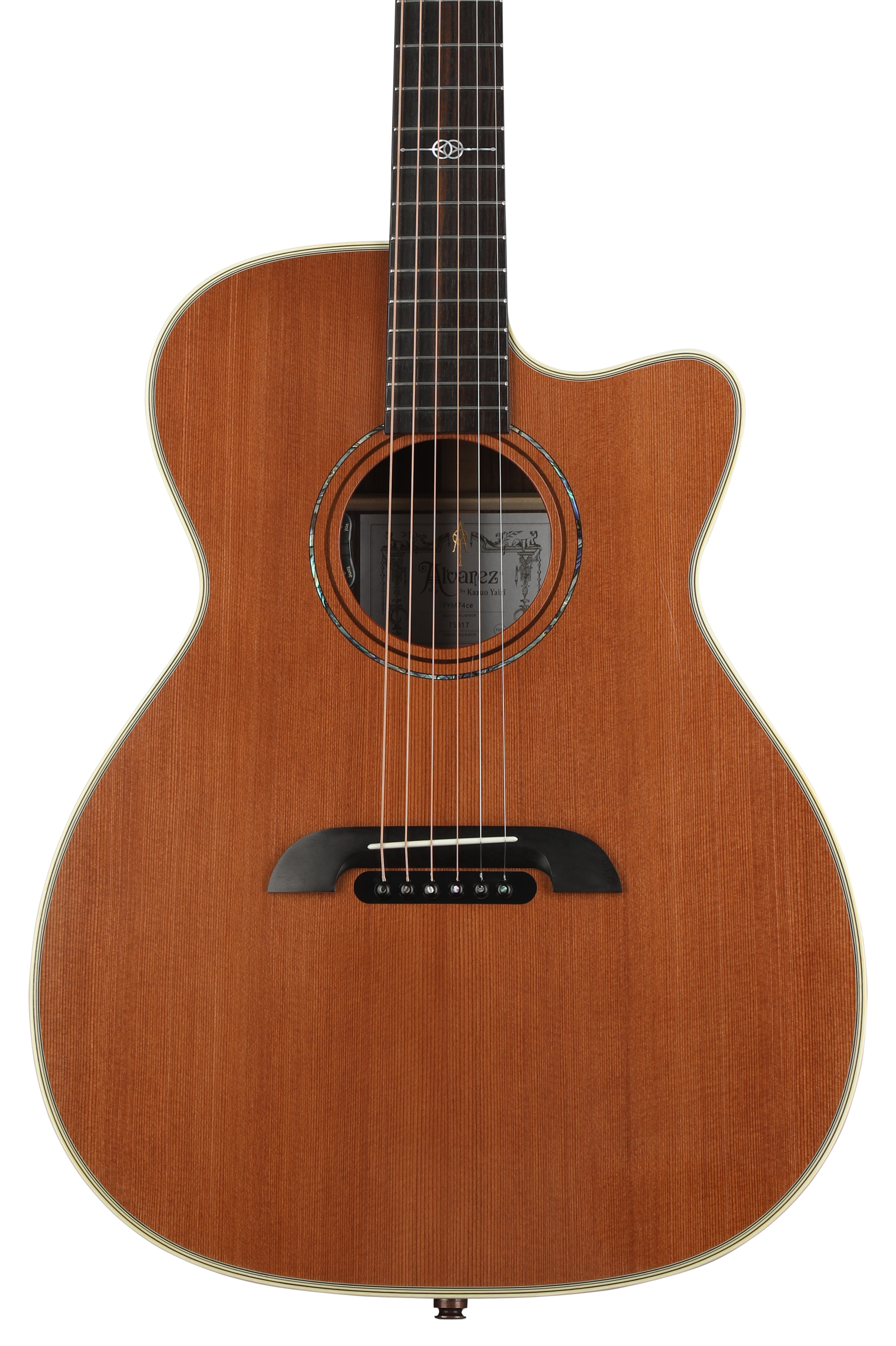 Alvarez FYM74ce Yairi Masterworks Folk Acoustic-electric Guitar - Natural