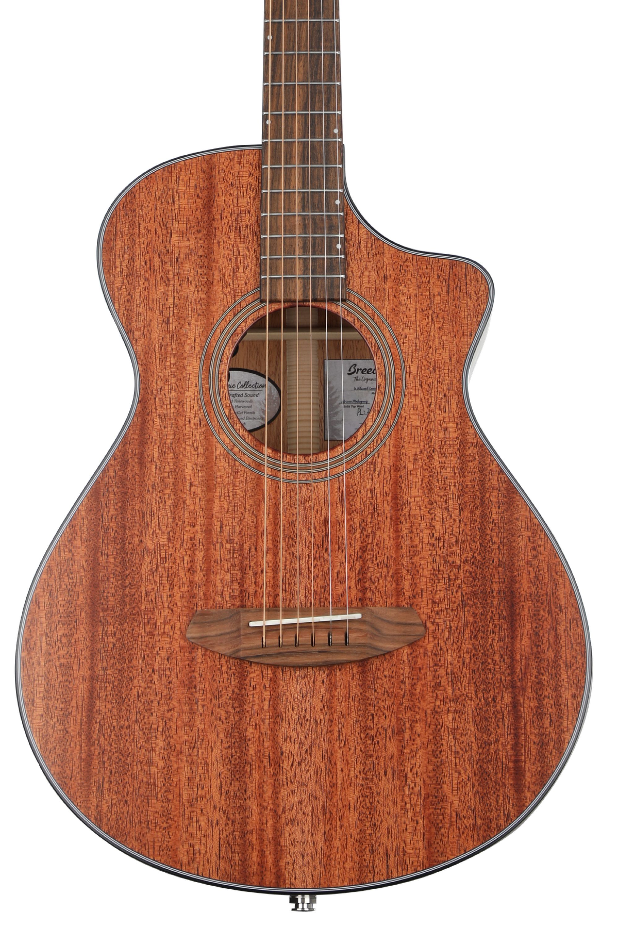 Breedlove Organic Wildwood Concertina CE Acoustic-Electric Guitar - Natural Satin African Mahogany