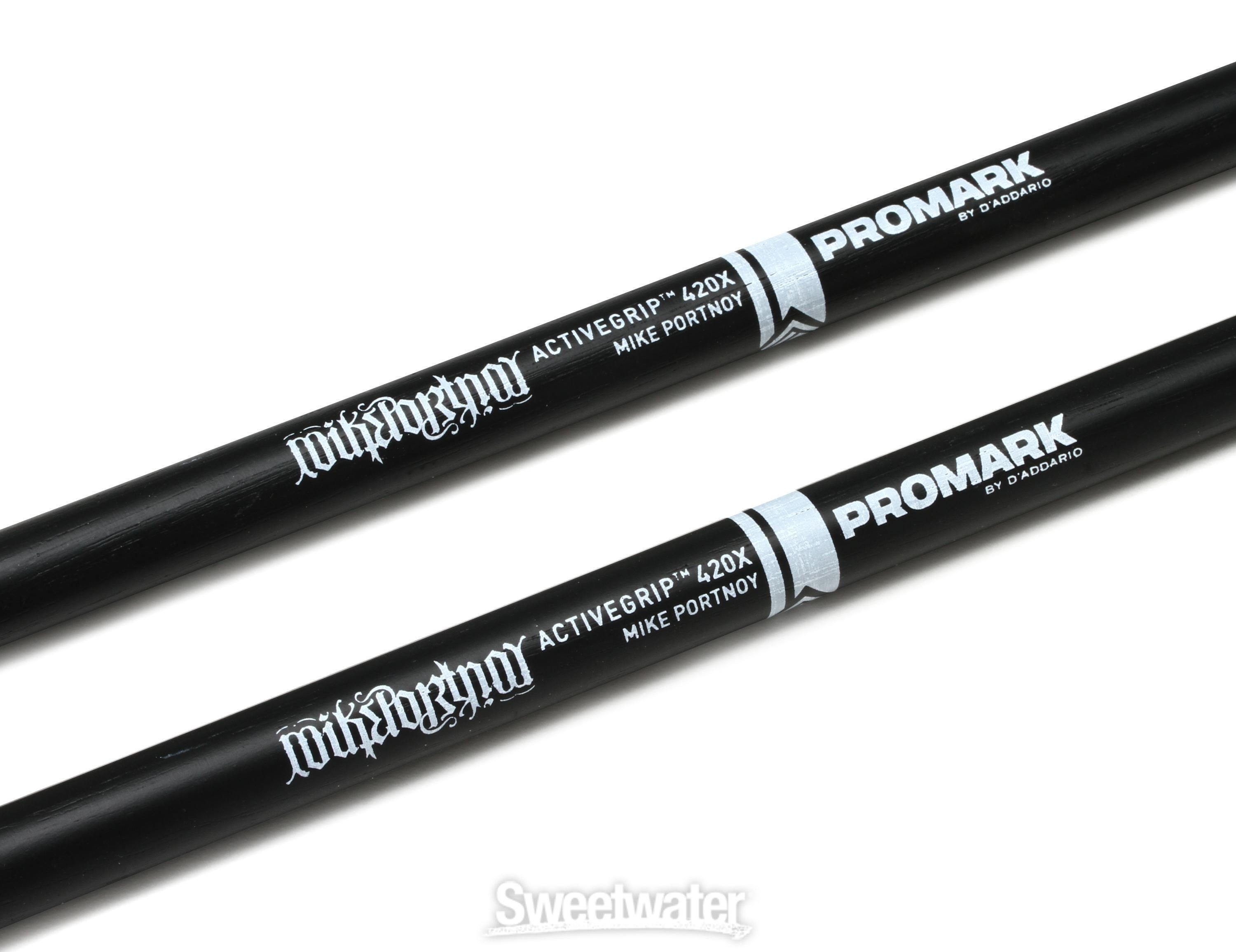 Promark Mike Portnoy ActiveGrip 420X Hickory - 5A - Wood Tip