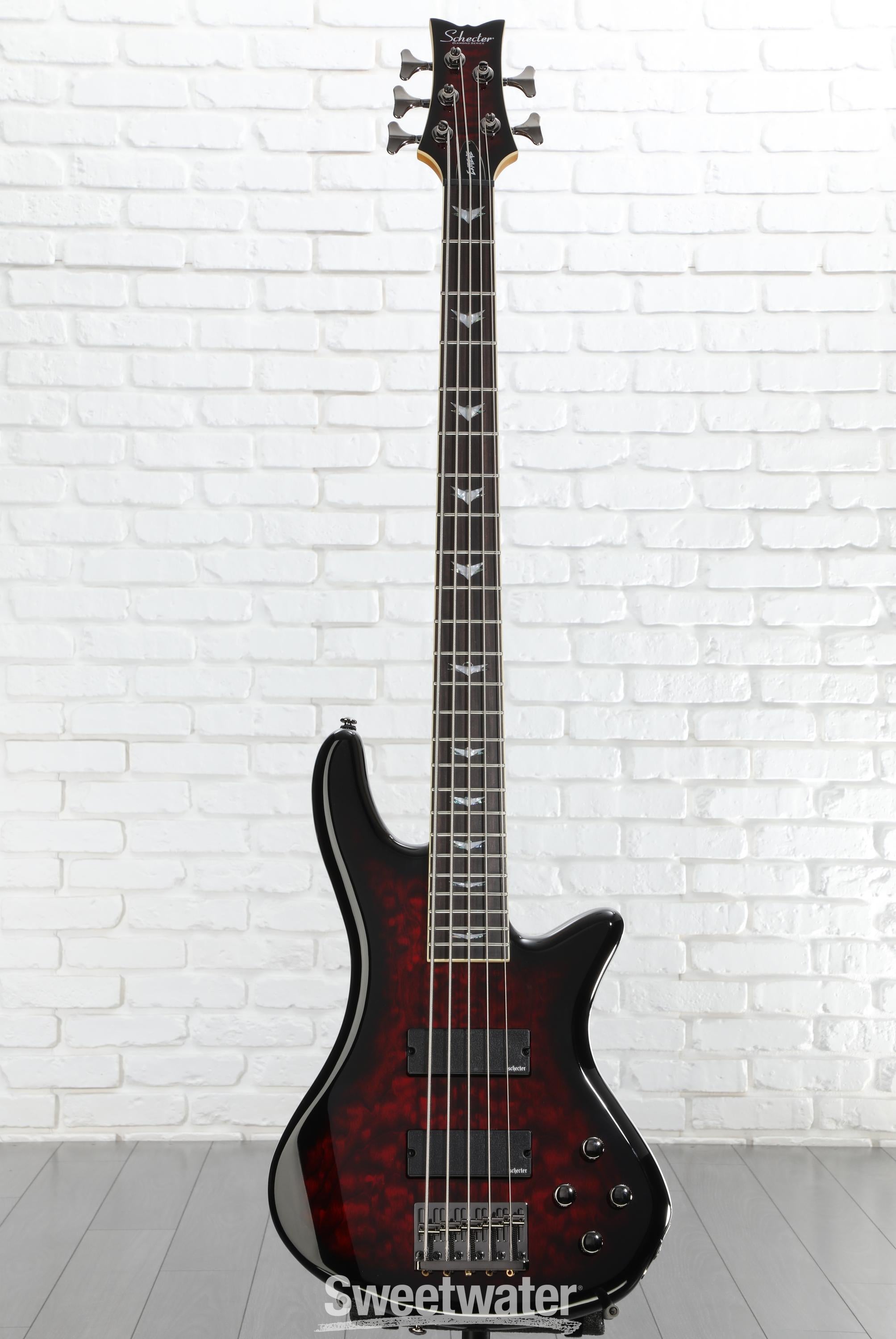 ベース SCHECTER Stiletto Extreme-5 Schecter Guitar Research Stiletto Extreme-5 5-String Bass Guitar