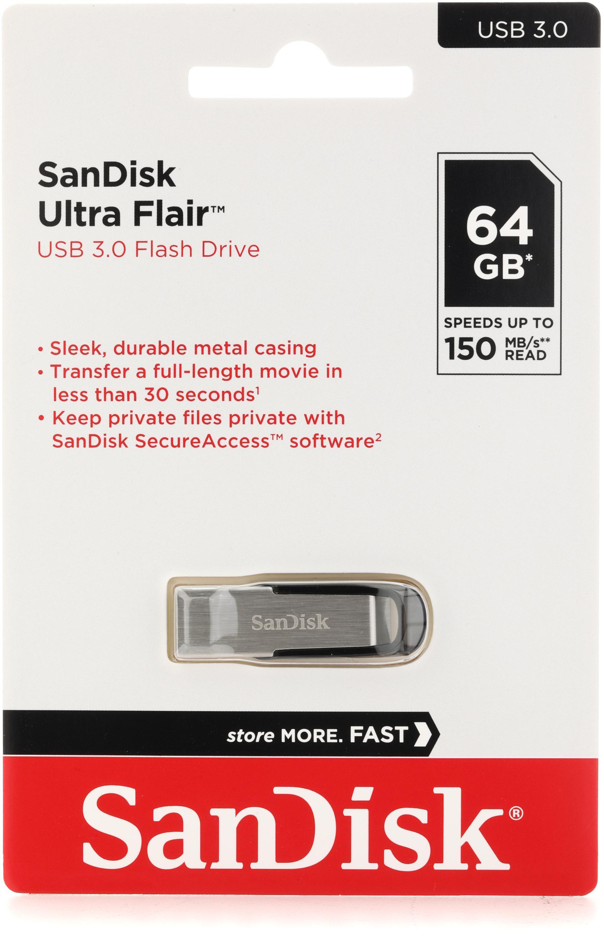 Photo of SanDisk Ultra Flair USB 3.0 Flash Drive - 64GB