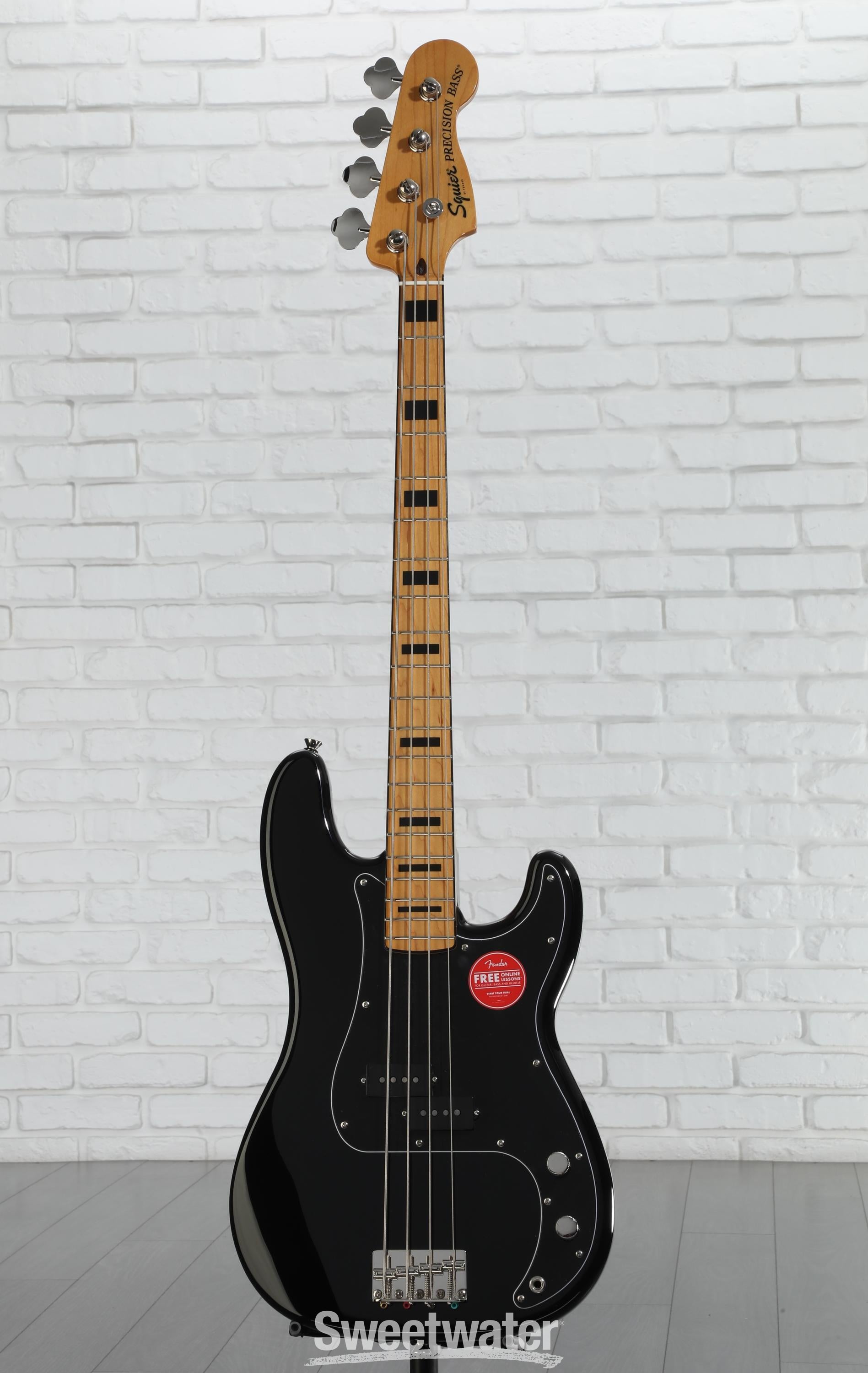 Squier Classic Vibe '70s Precision Bass - Black | Sweetwater