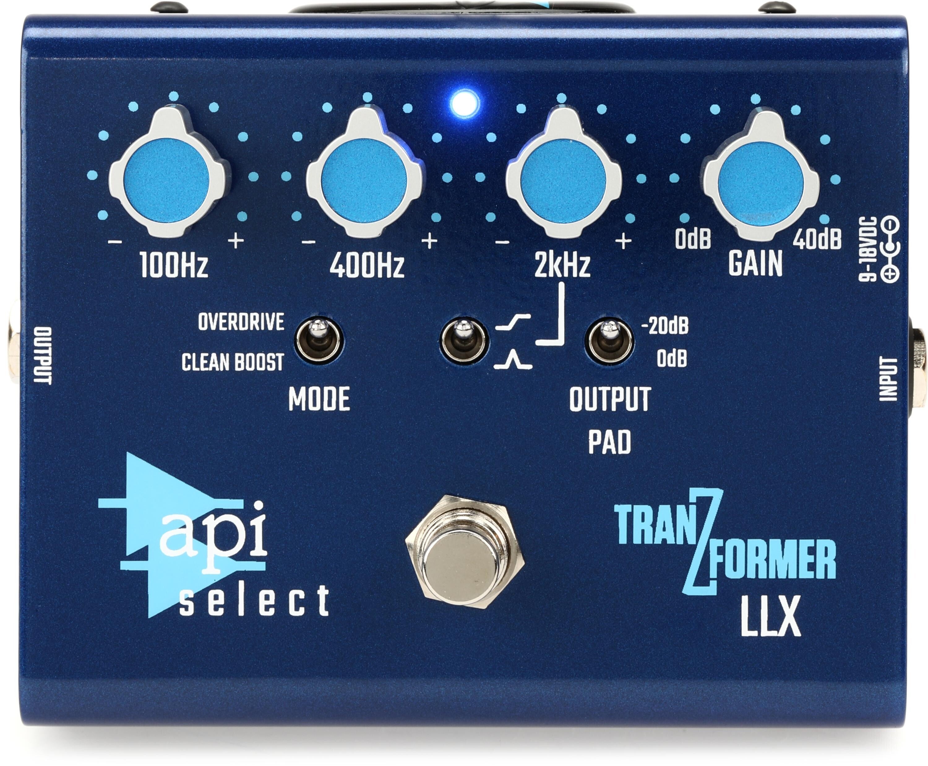API TranZformer LLX Bass EQ/Boost Pedal with Overdrive