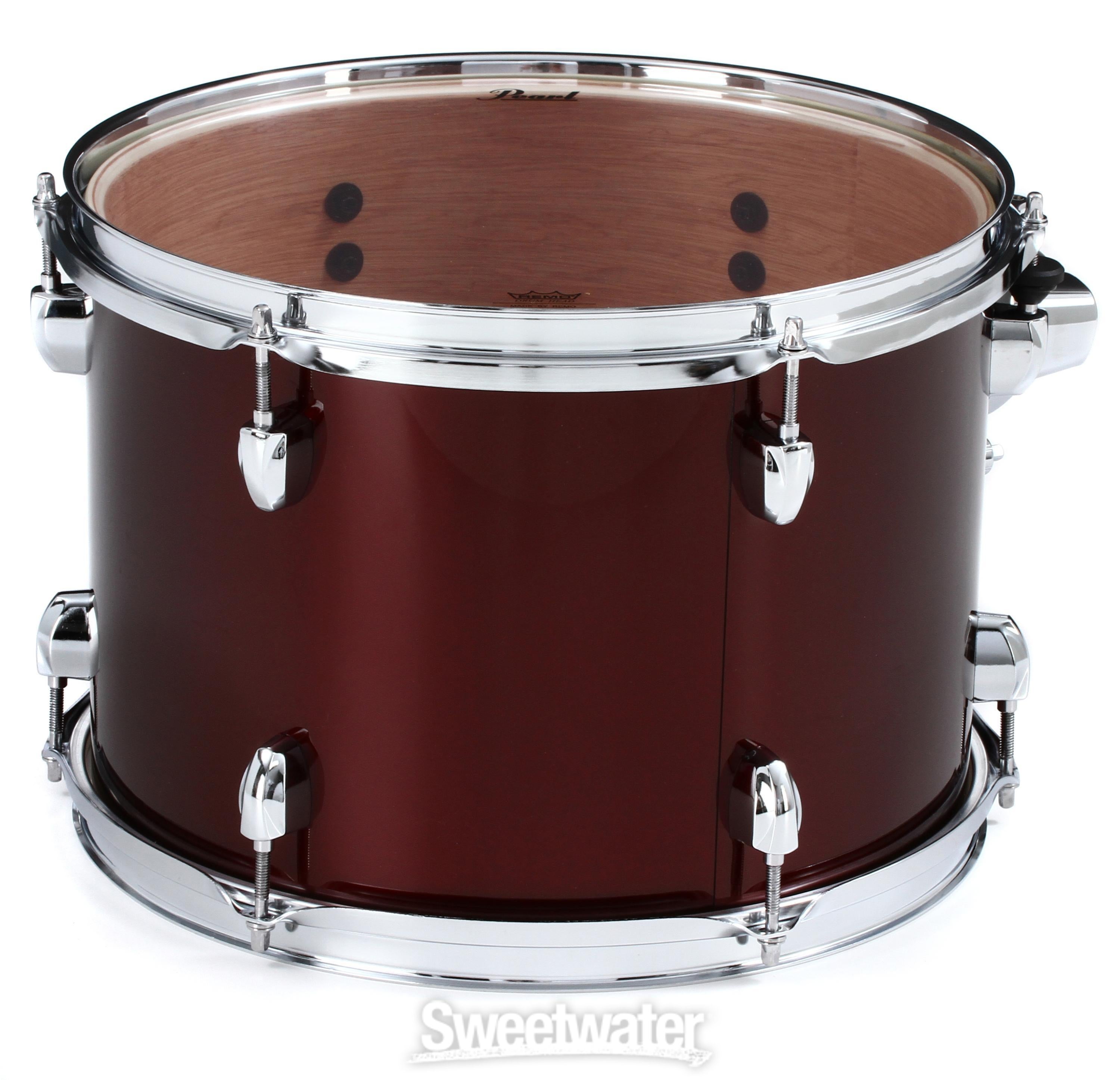 Pearl Export EXX Mounted Tom - 9 inches x 13 inches, Burgundy