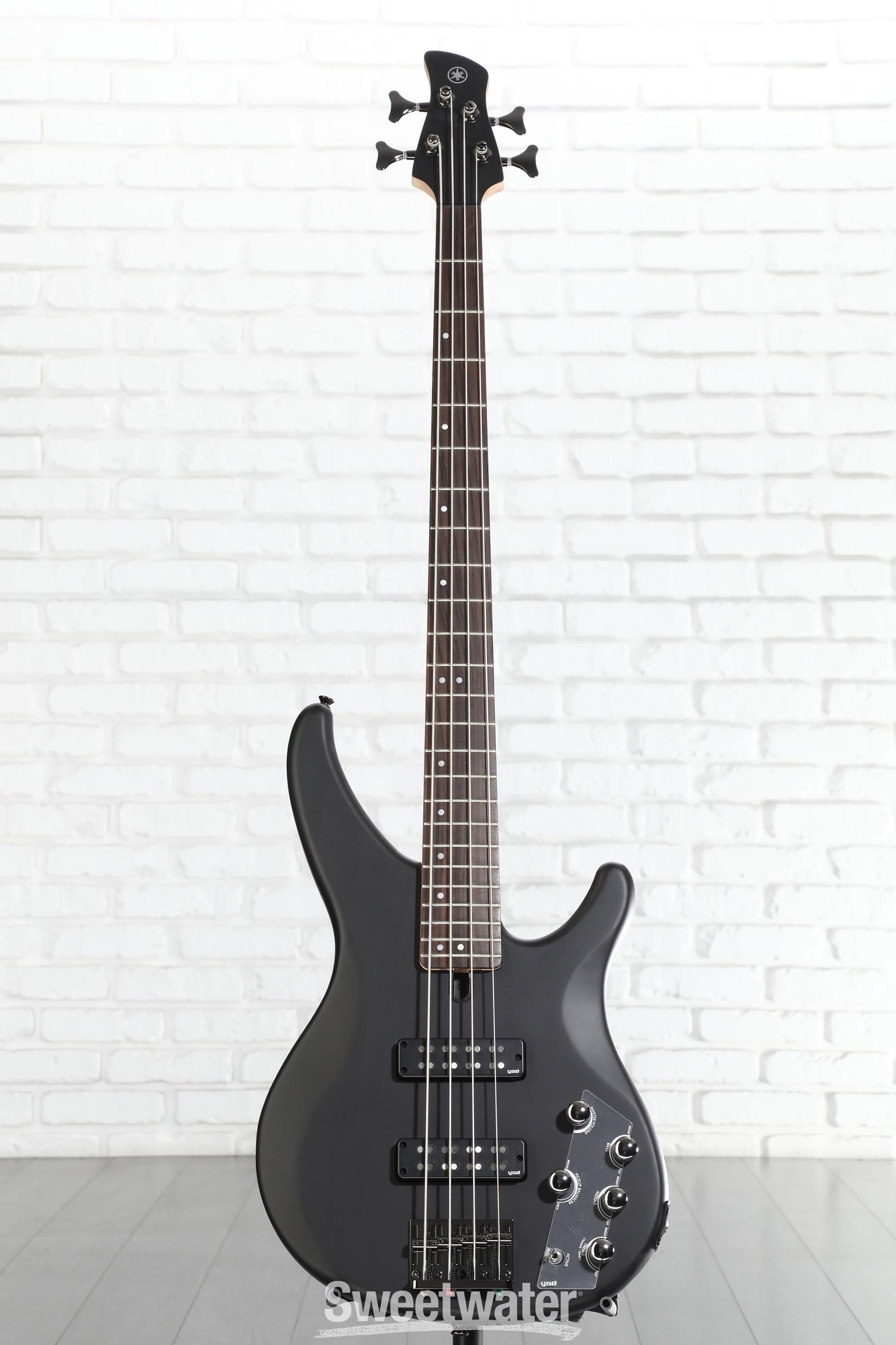 Yamaha TRBX504 4-string Bass Guitar - Translucent Black | Sweetwater