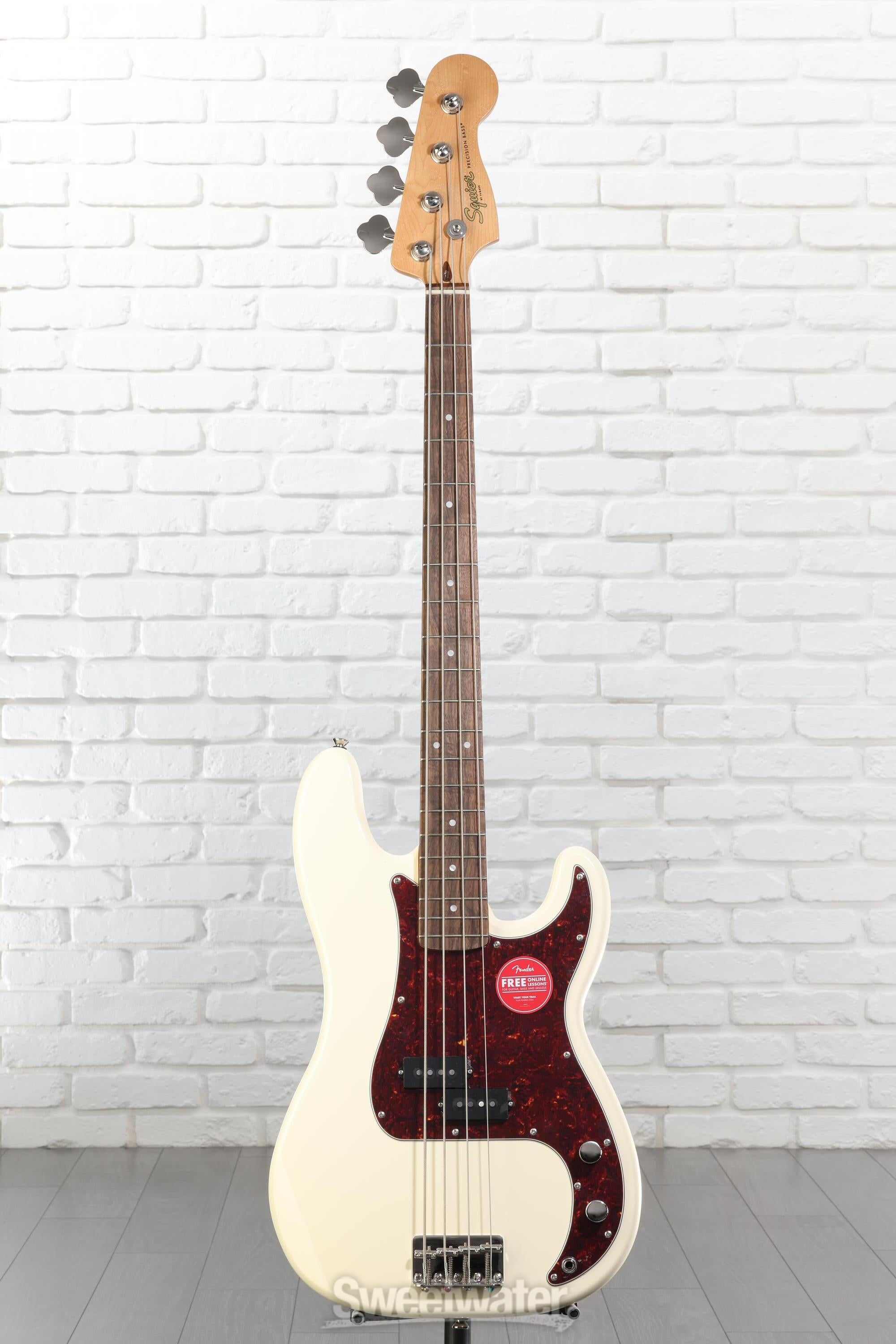 Squier Classic Vibe '60s Precision Bass - Olympic White | Sweetwater