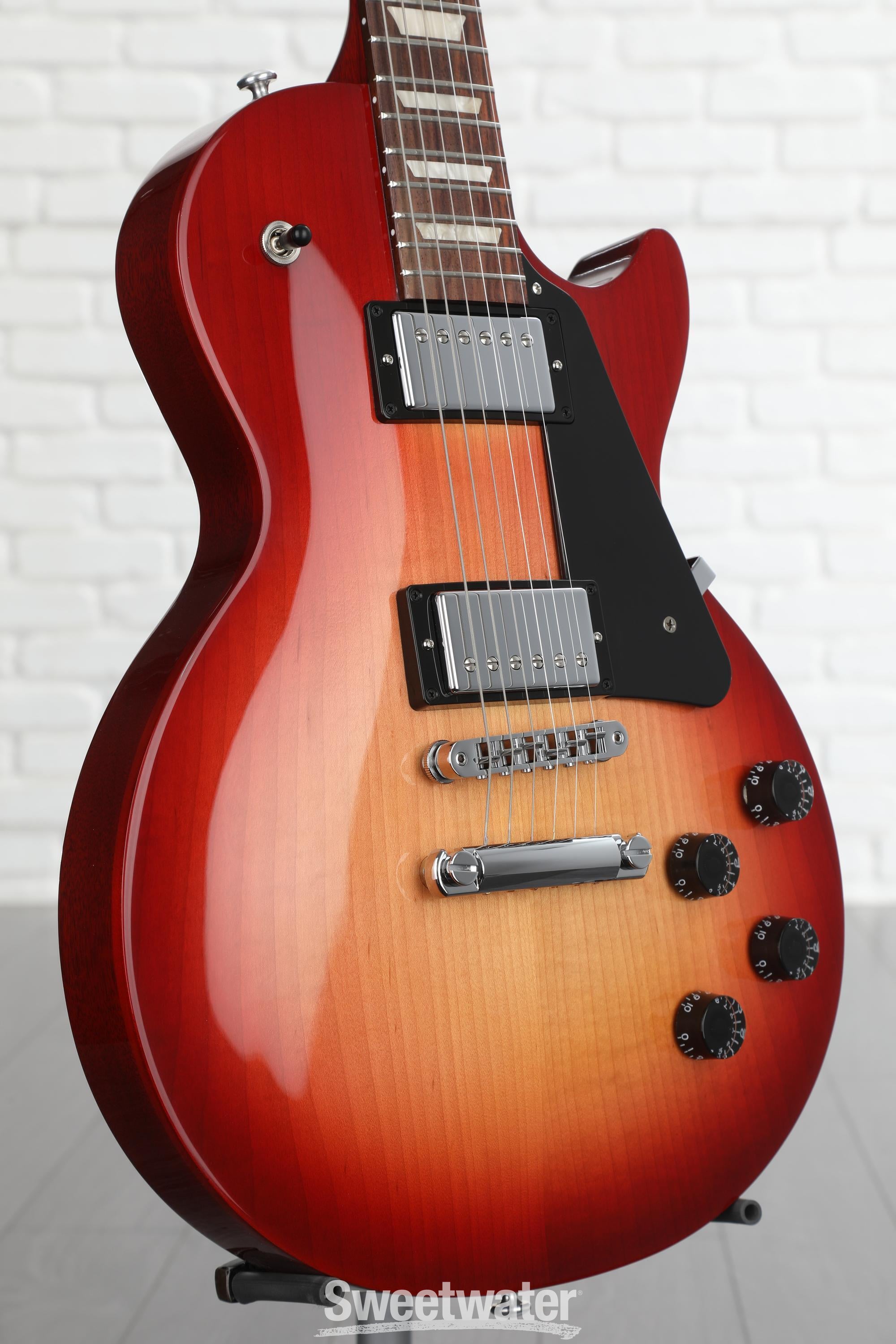 Gibson Les Paul Studio Plus Electric Guitar - Heritage Cherry Sunburst,  Sweetwater Exclusive