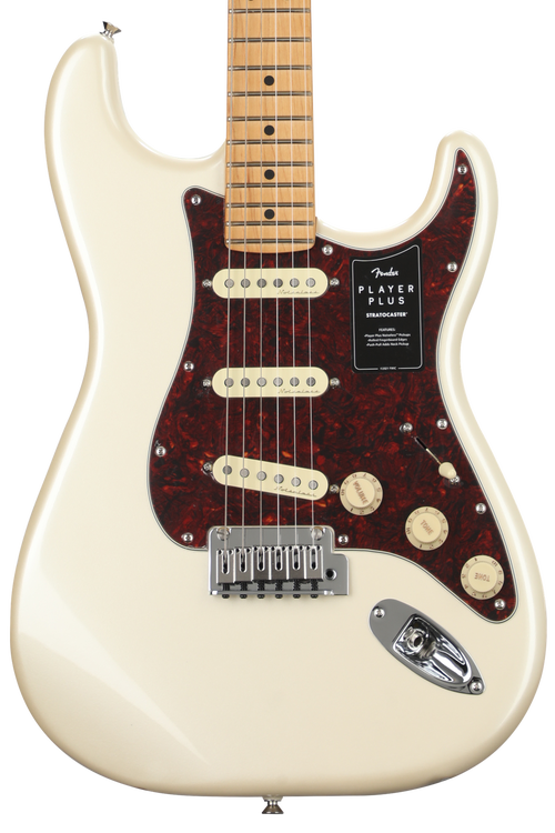 ギター Fender Player Plus Stratocaster Fender Player Plus Stratocaster Electric Guitar - Olympic