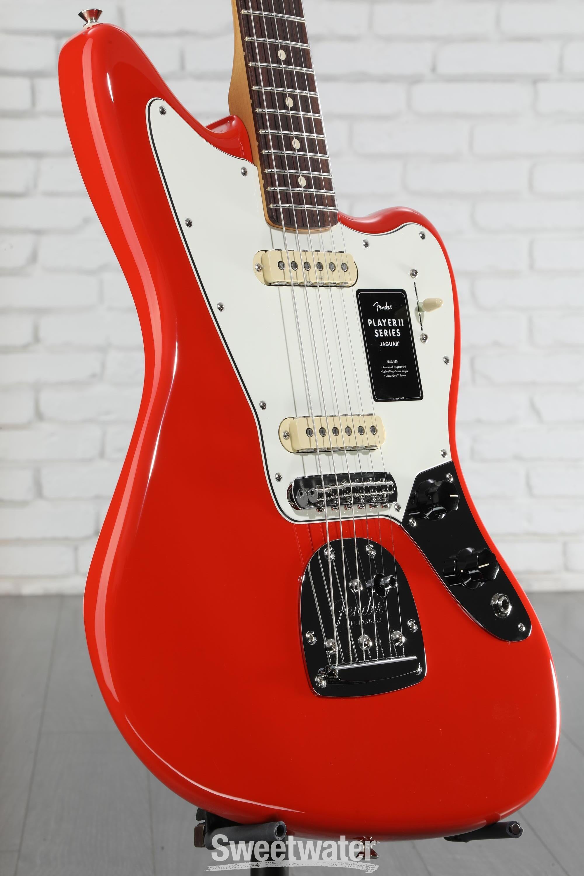 ギター fender Player Jaguar Fender Player II Jaguar Electric Guitar - Coral Red | Sweetwater