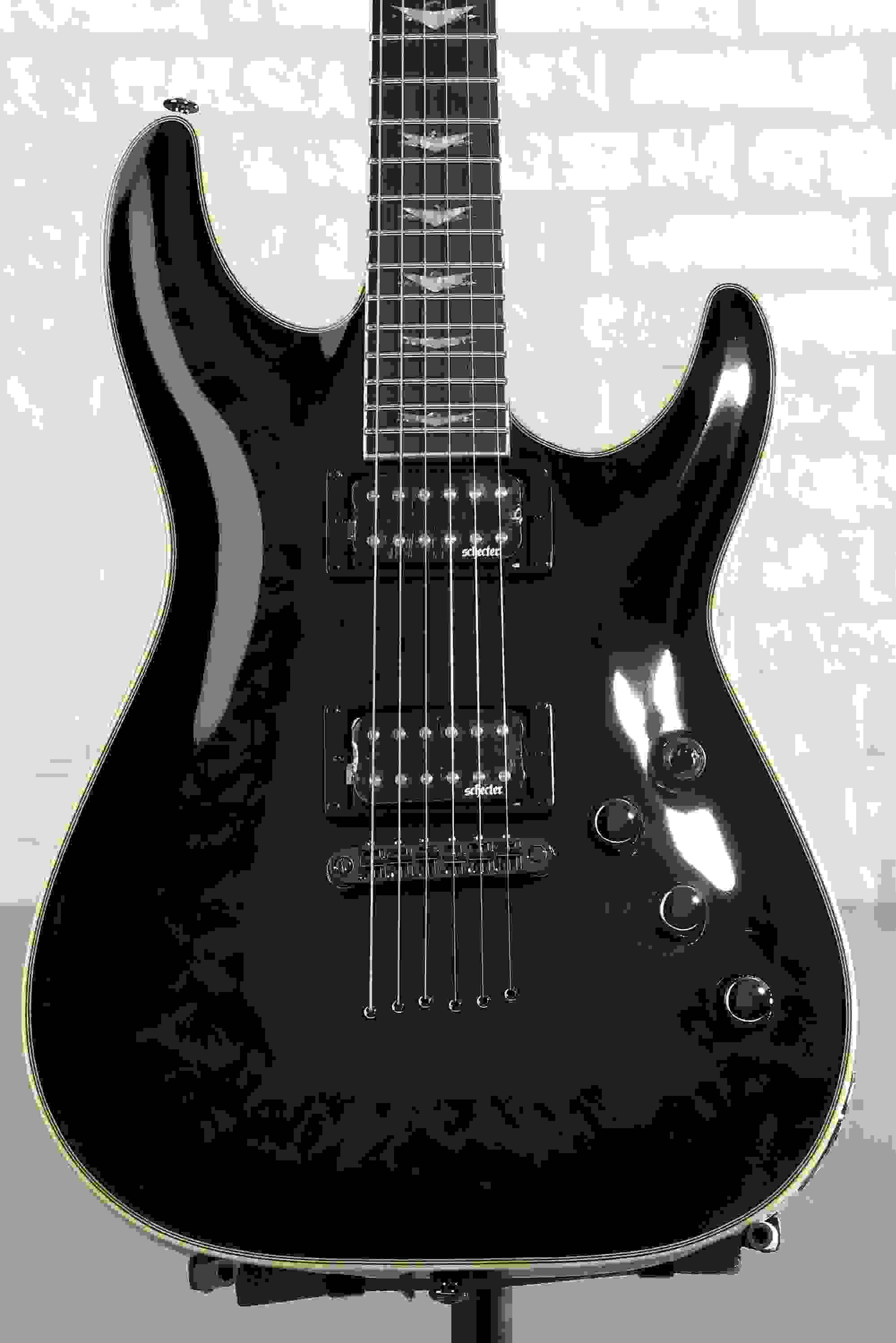 Schecter Omen Extreme-6 Electric Guitar - See-Thru Black