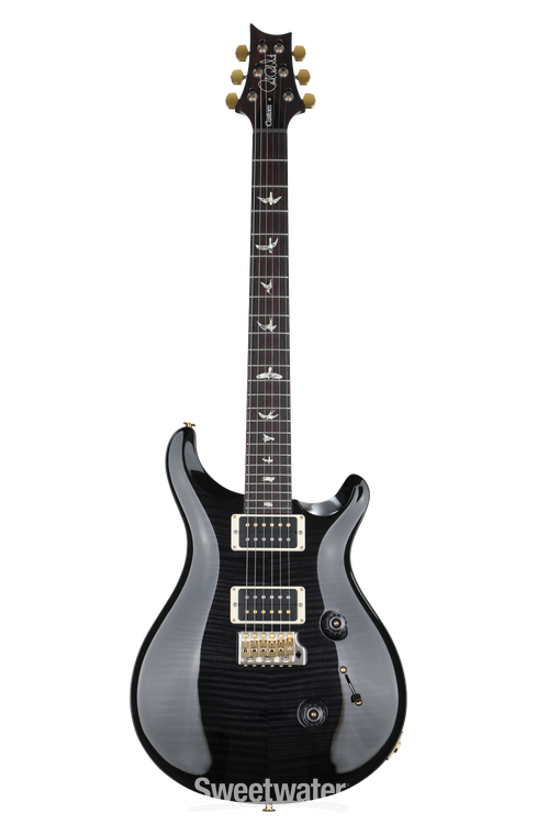 PRS Custom 24 10-Top Electric Guitar - Gray Black Wrap | Sweetwater