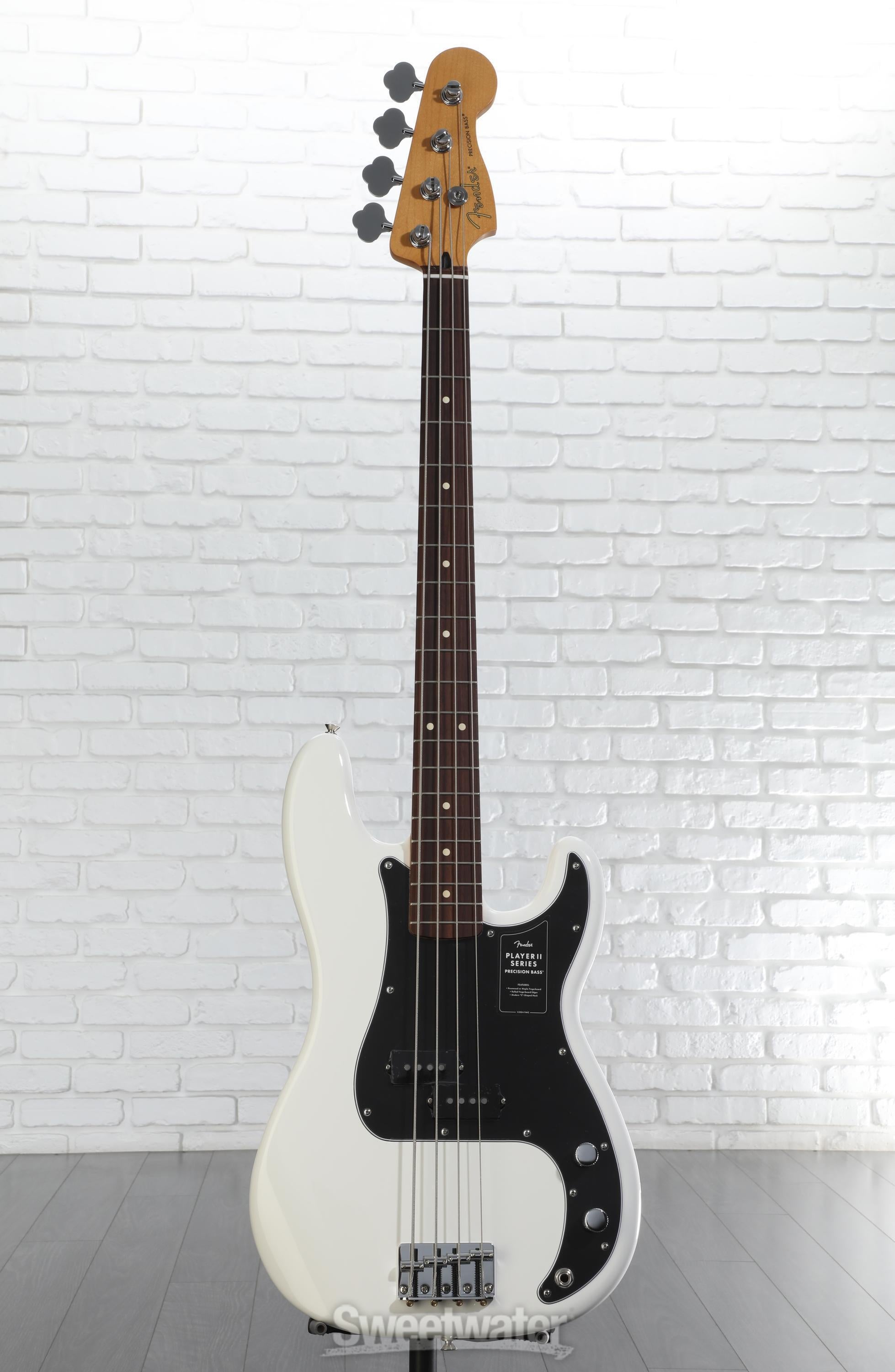 Fender Player II Precision Bass - Polar White | Sweetwater