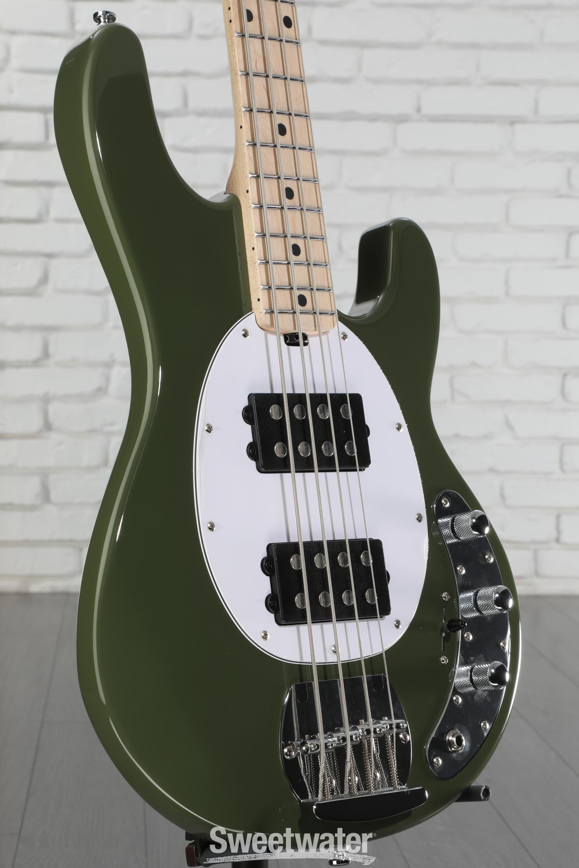 Sterling By Music Man StingRay RAY4HH Bass Guitar - Olive