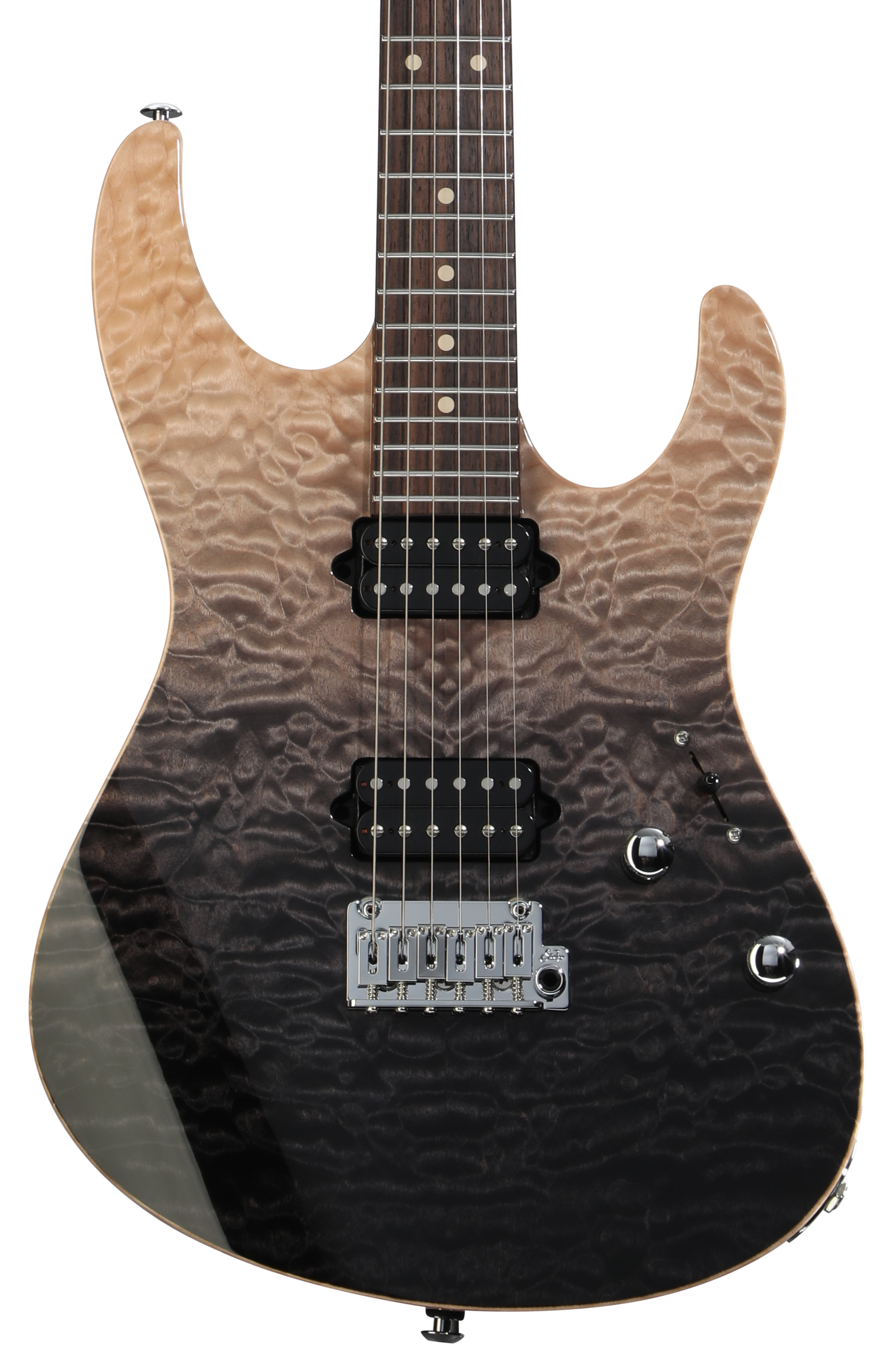 Suhr Modern Set Neck Electric Guitar - Charcoal Fade | Sweetwater