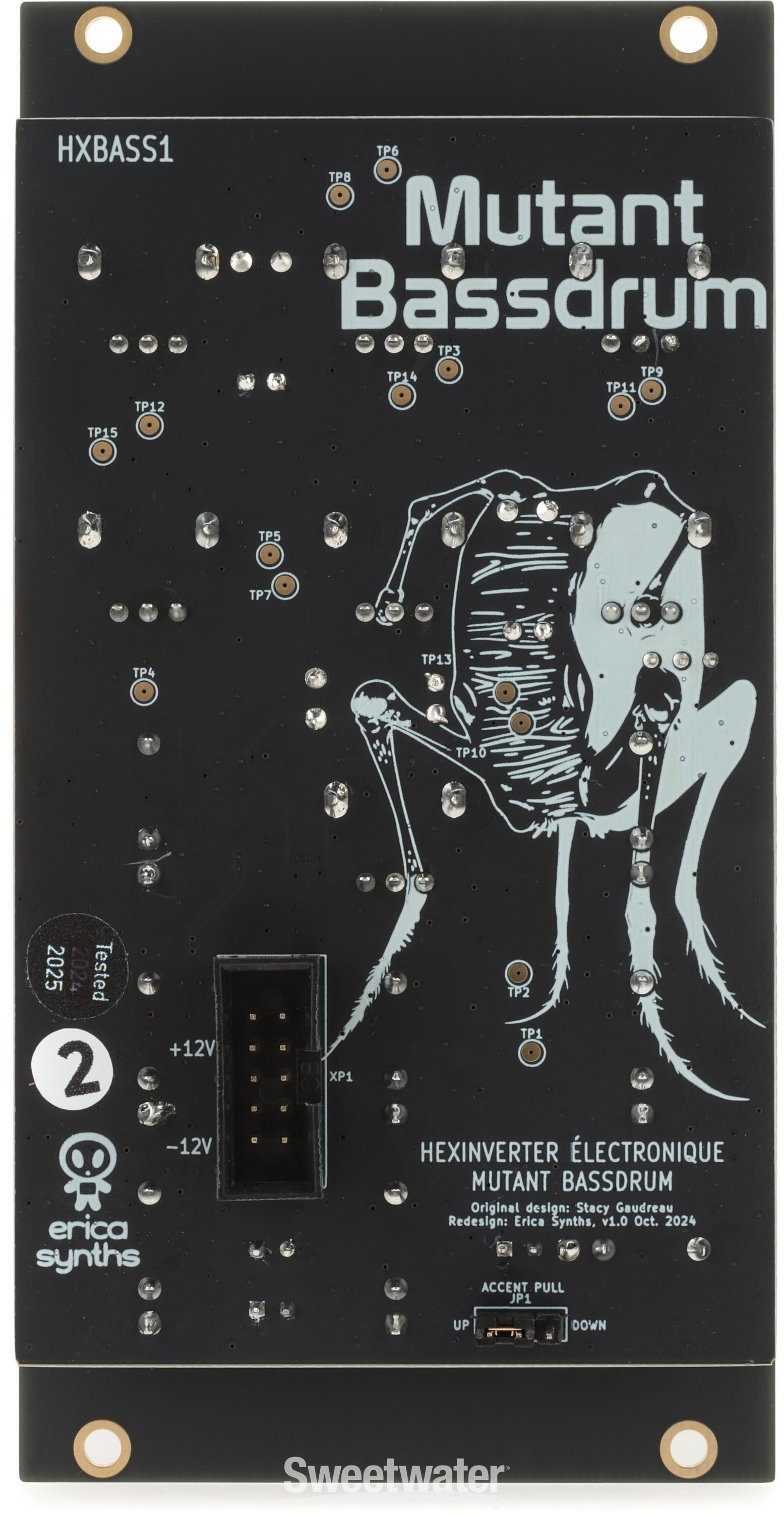 【名入れ無料】 Erica Synths Module Eurorack Bassdrum Mutant Hexinverter 鍵盤楽器