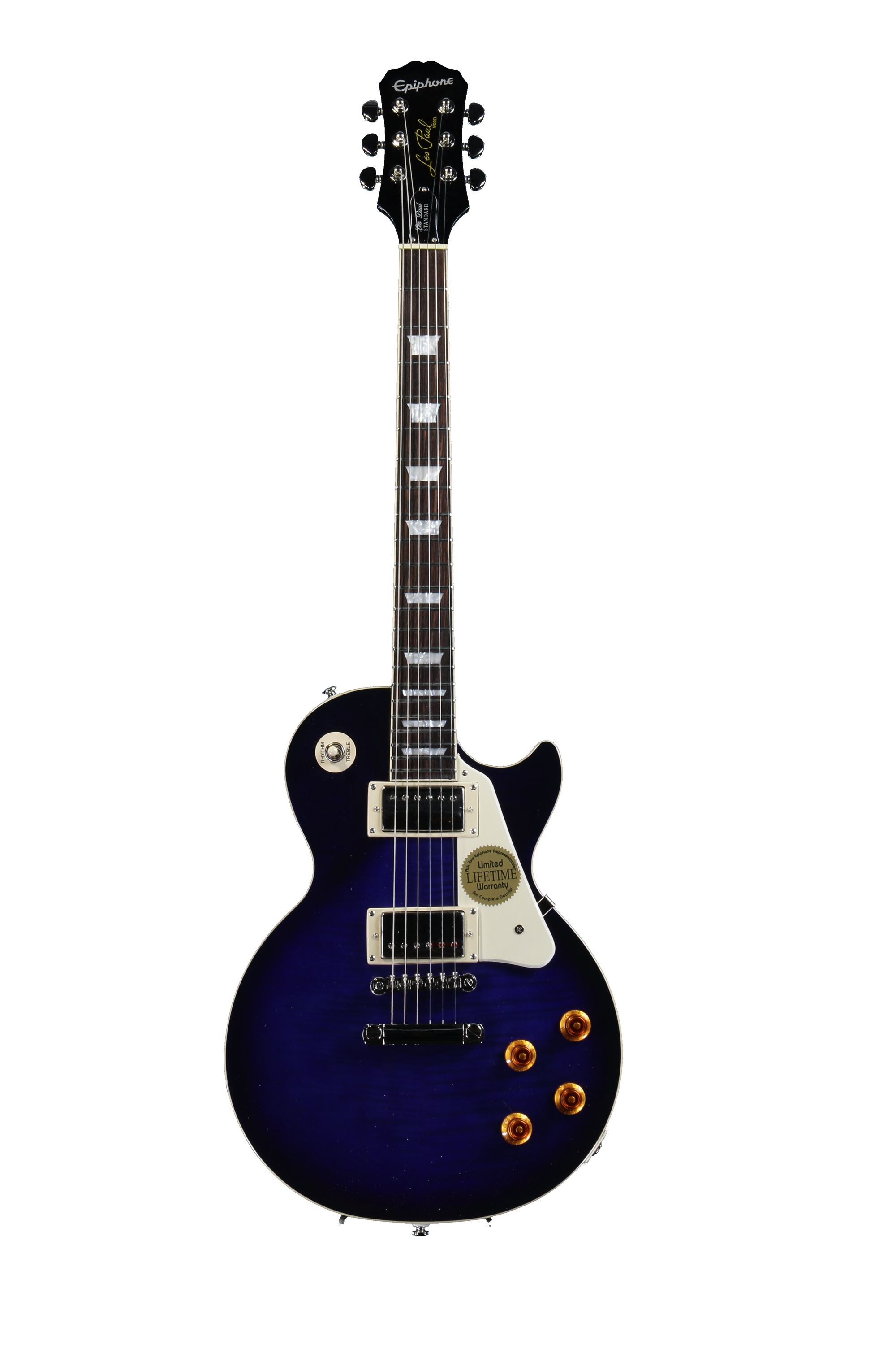 Epiphone Les Paul Standard Plus - Trans Blue | Sweetwater