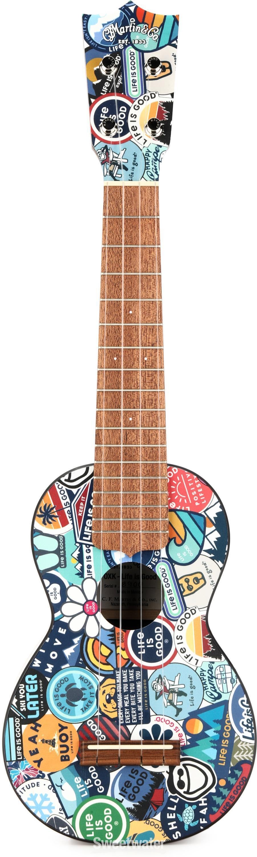 Martin 0XK Soprano Ukulele - Life Is Good