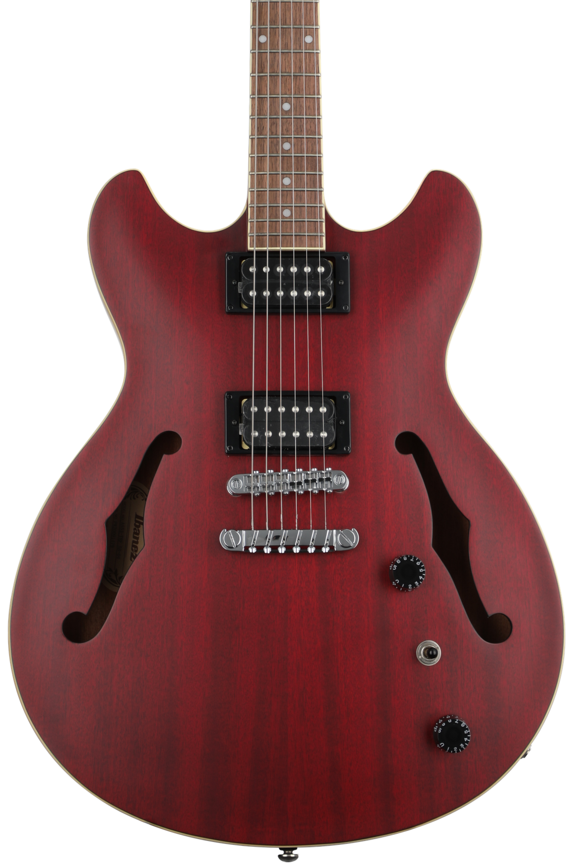 Ibanez Artcore AS53 - Transparent Red Flat | Sweetwater