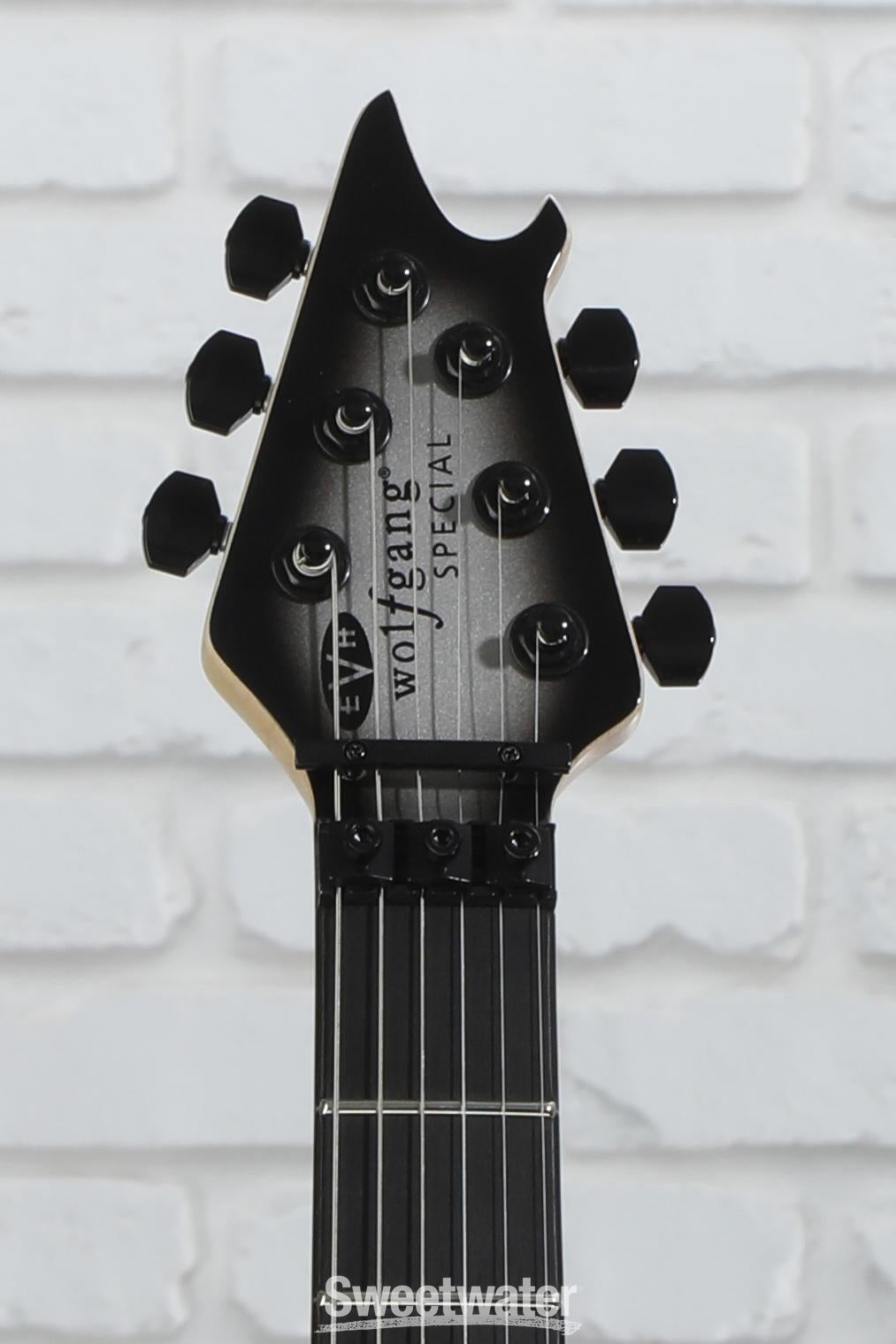 EVH Wolfgang Special グレーエレキギター EVH Wolfgang Special Electric Guitar - Silver Burst | Sweetwater