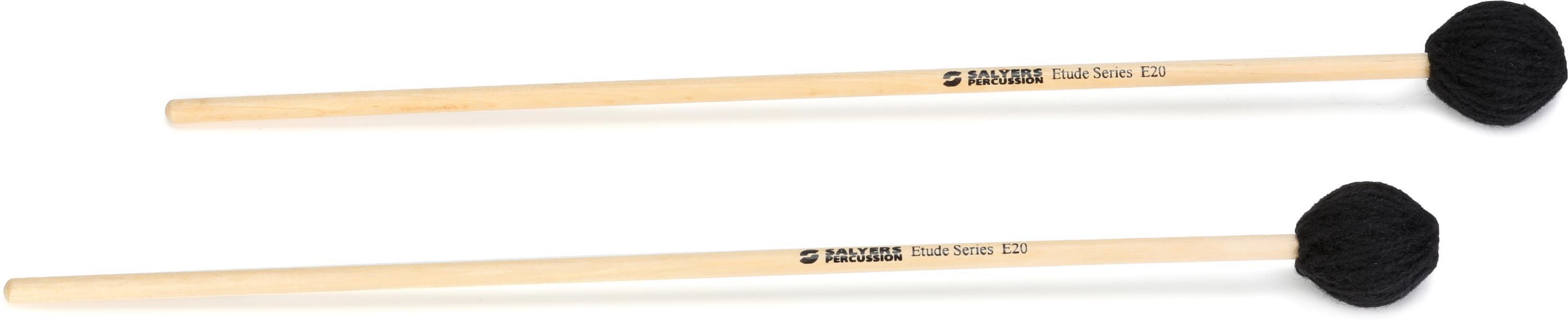 Salyers Etude Series Birch Mallets - Hard Rubber