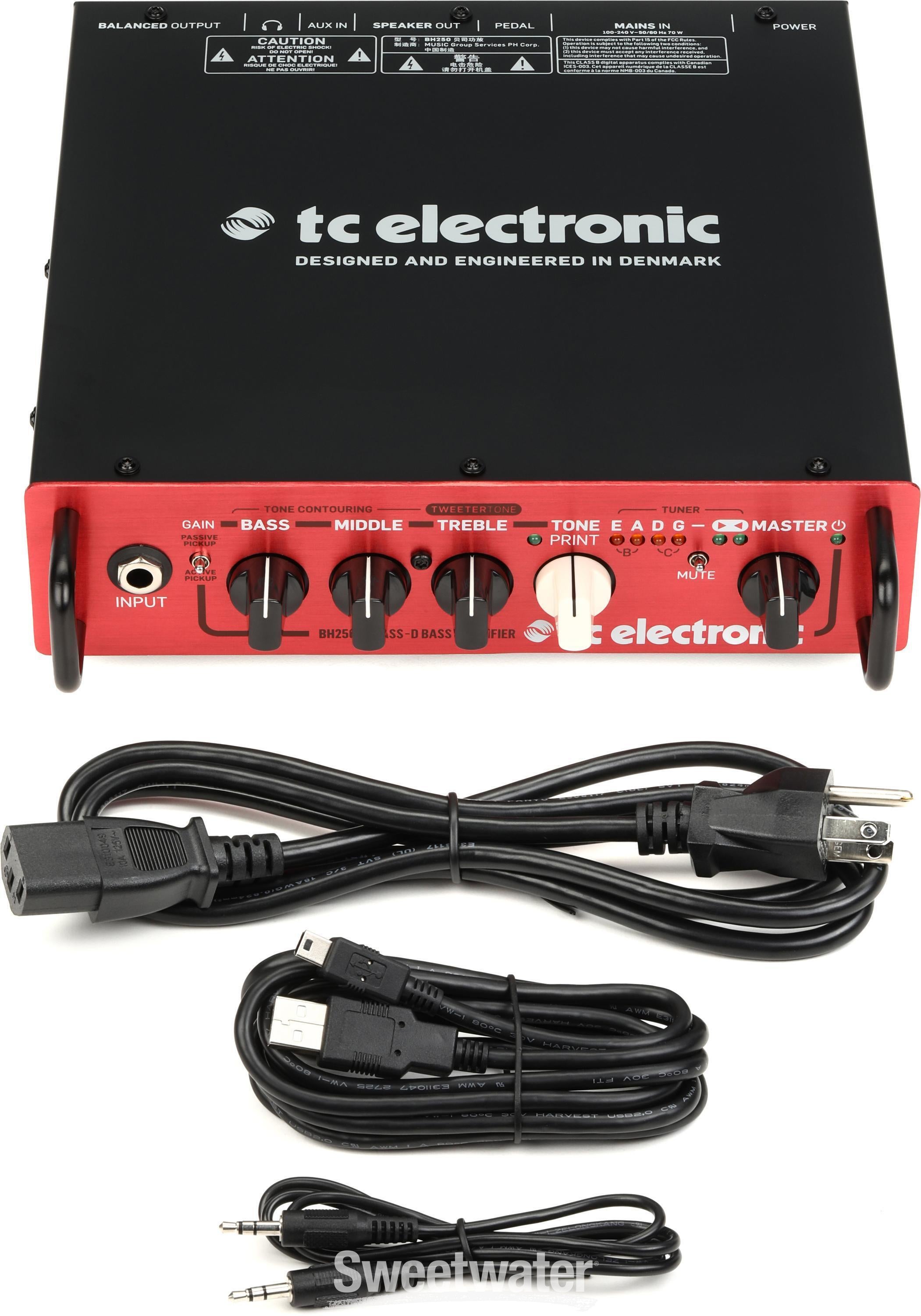 ベースヘッドアンプ:TC ELECTRONIC BH250 - アンプ