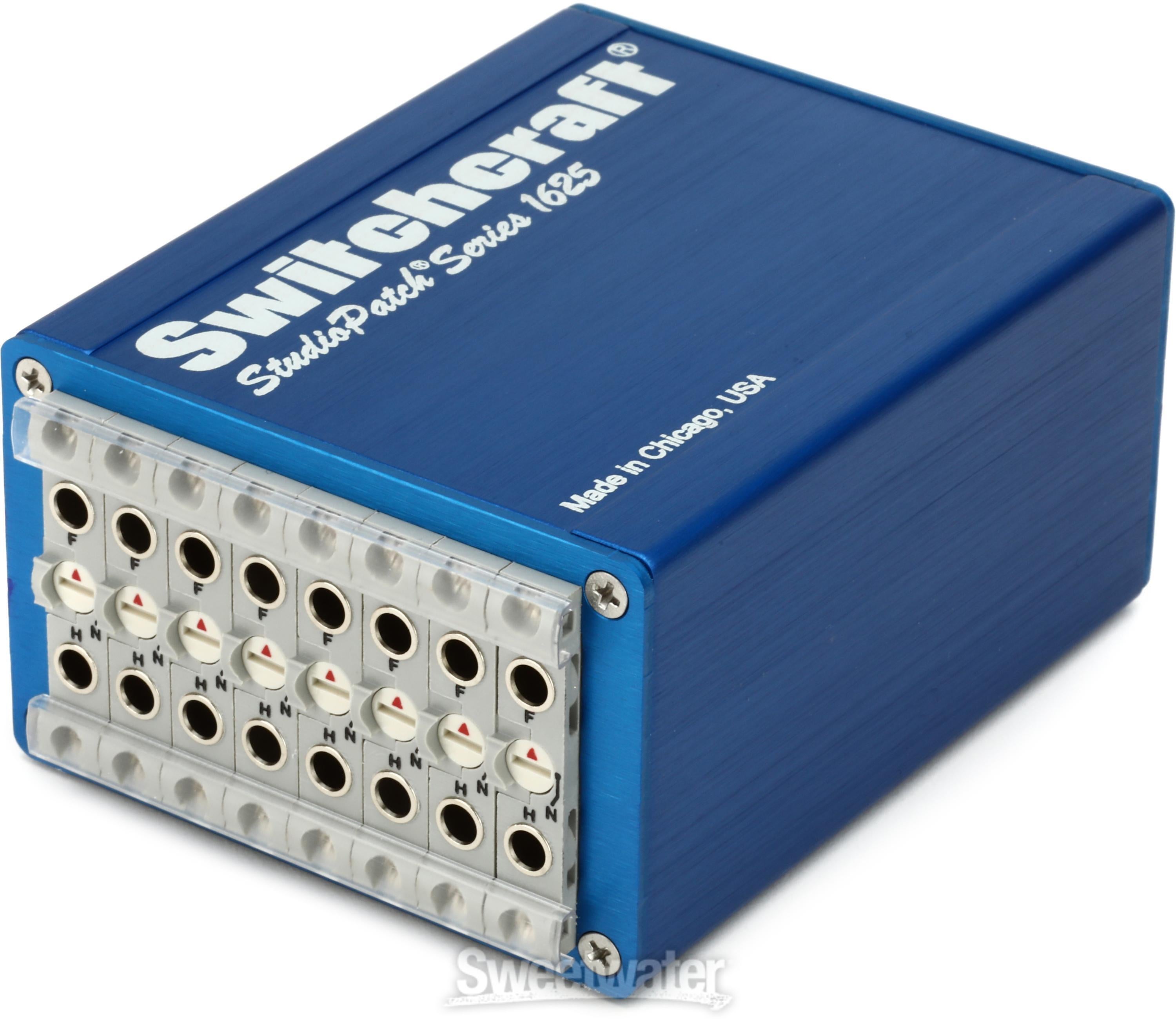Switchcraft Studio Patch 1625 16-point TT - DB25 Patchbay
