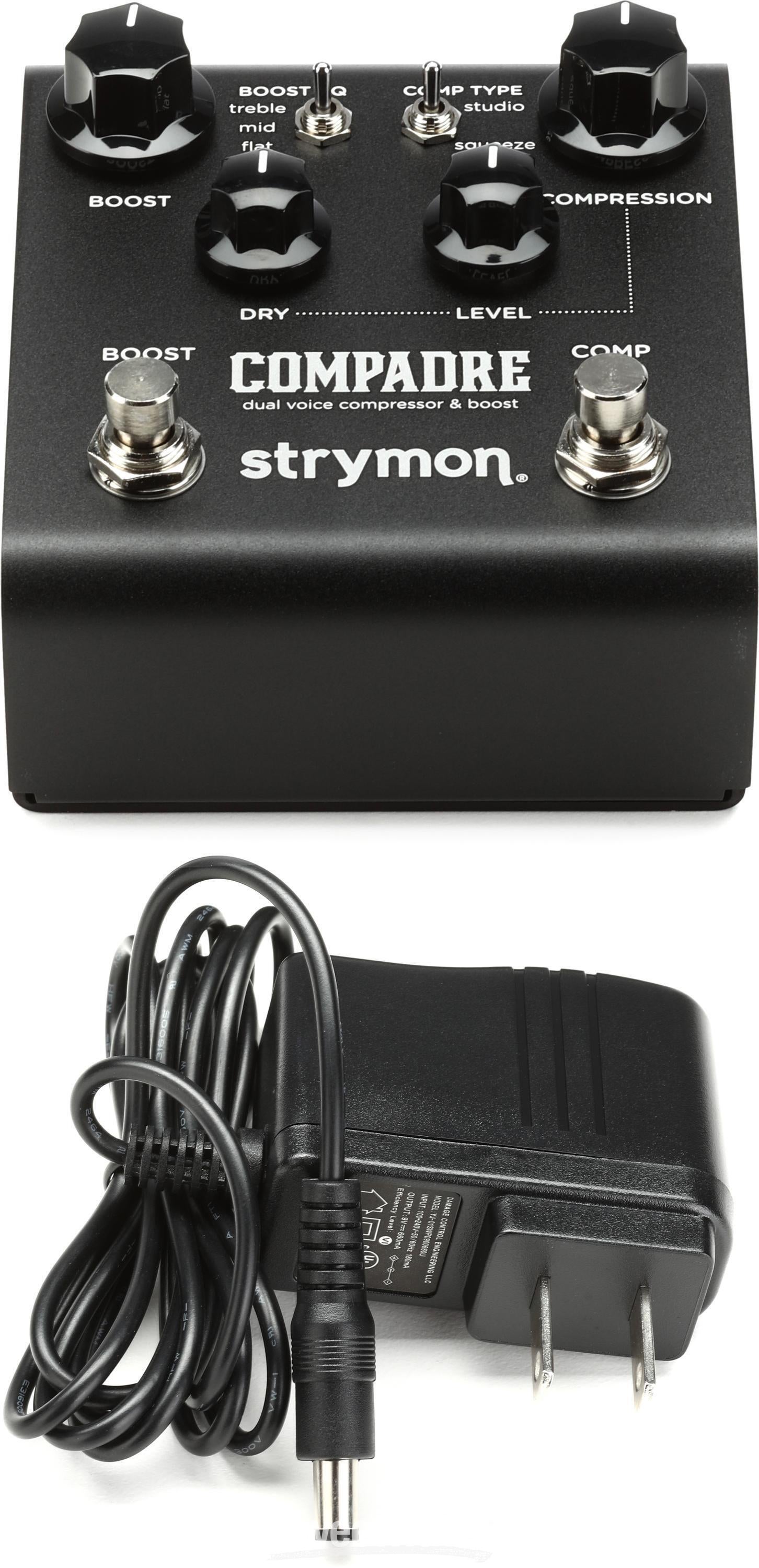 Strymon Compadre Dual Voice Compressor and Boost Pedal - Midnight