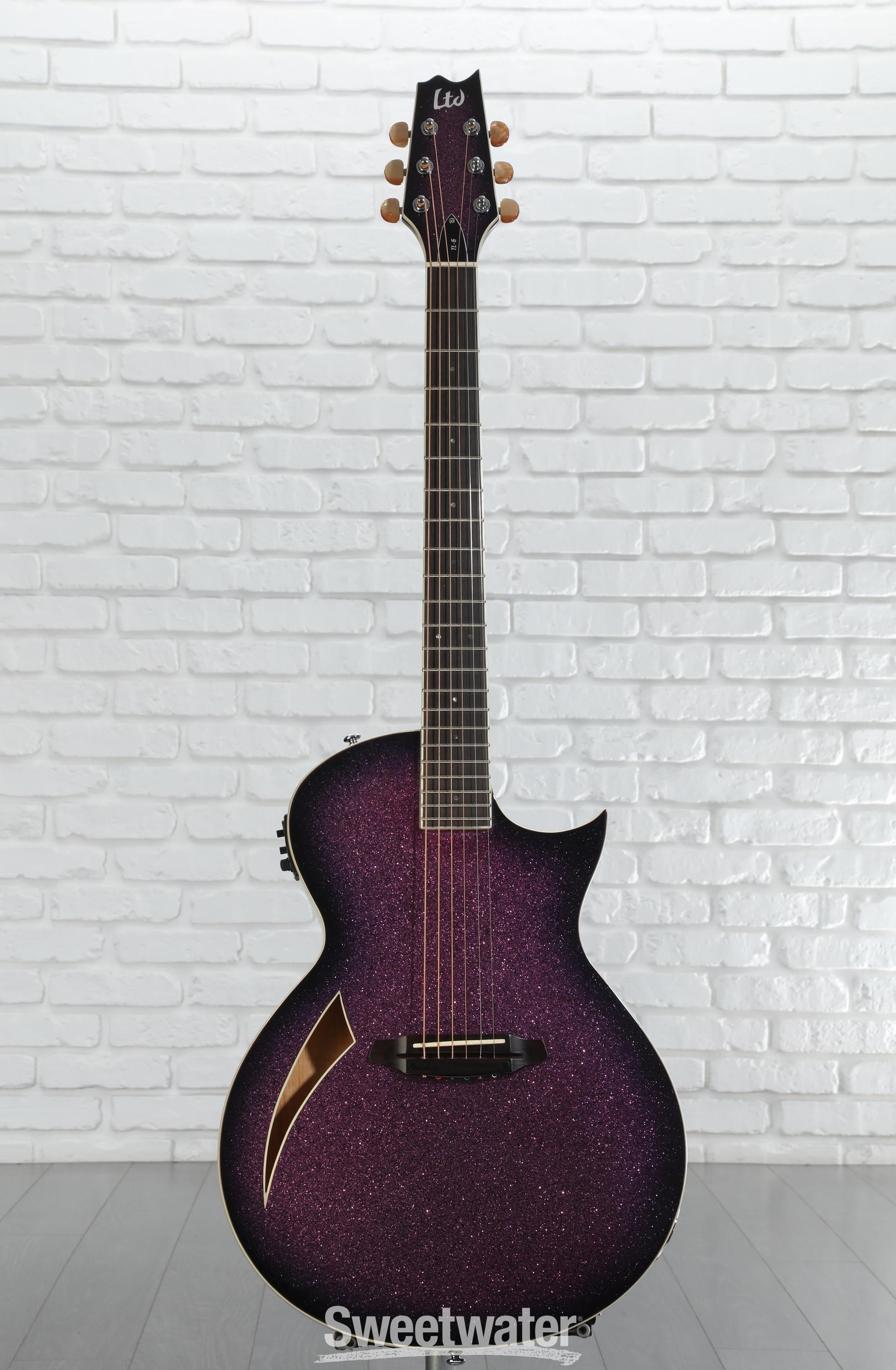 ESP LTD TL-6 Acoustic-electric Guitar - Purple Sparkle Burst ESP LTD TL-6 Acoustic-electric Guitar - Purple Sparkle Burst
