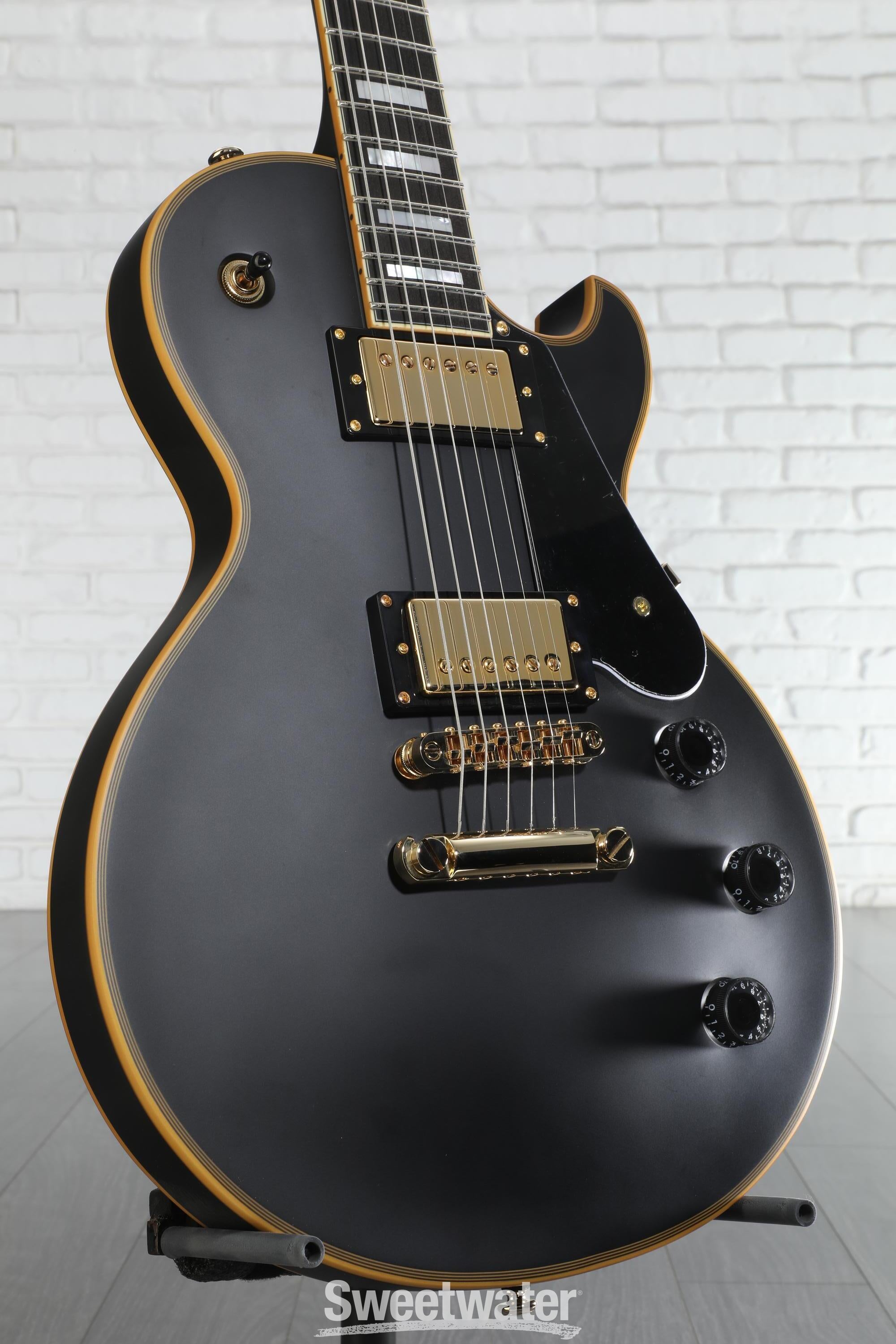 Schecter Solo-II Custom Electric Guitar - Aged Black Satin