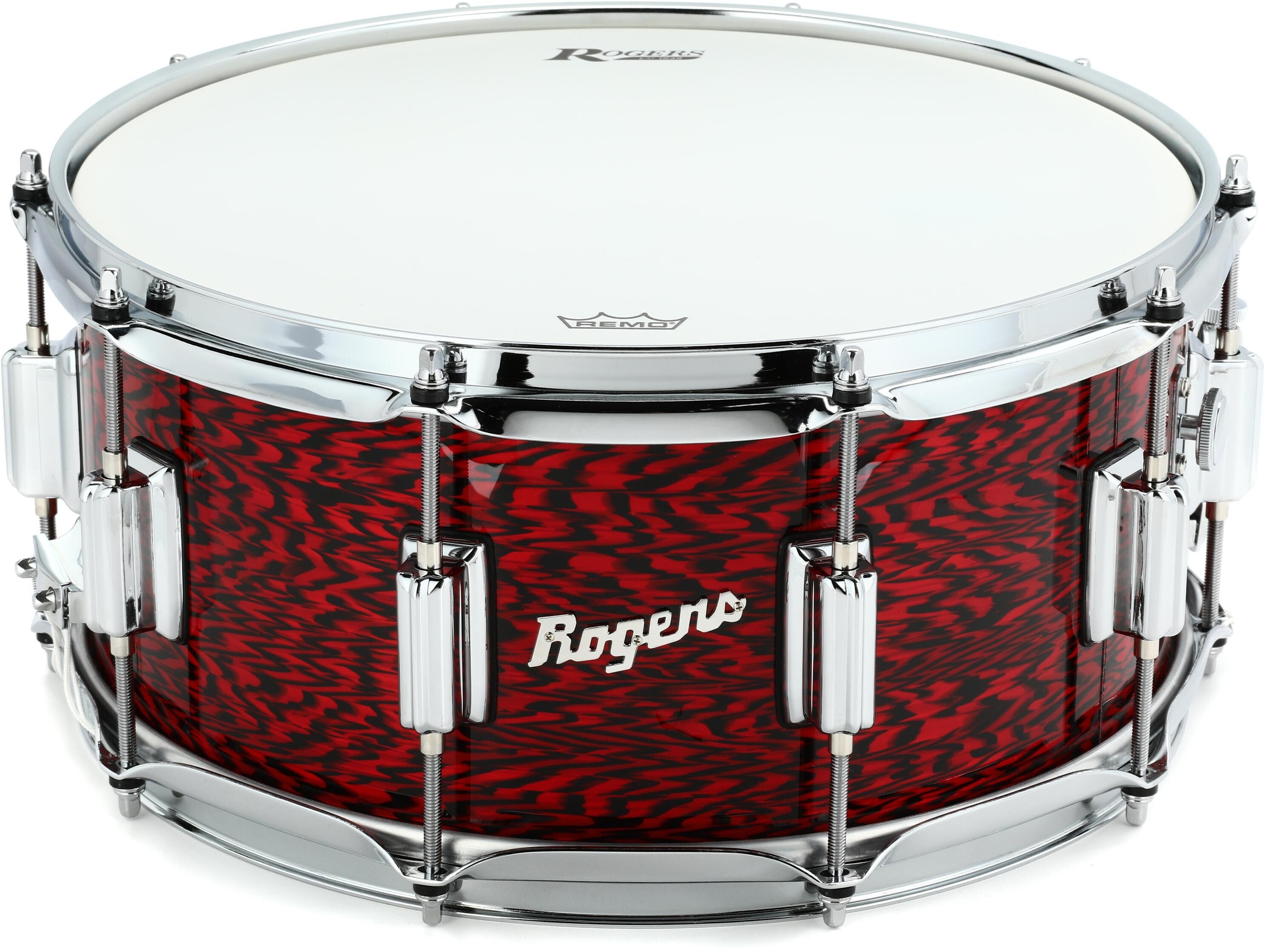SuperTen Snare Drum - 6.5-inch x 14-inch, Red Onyx - Sweetwater