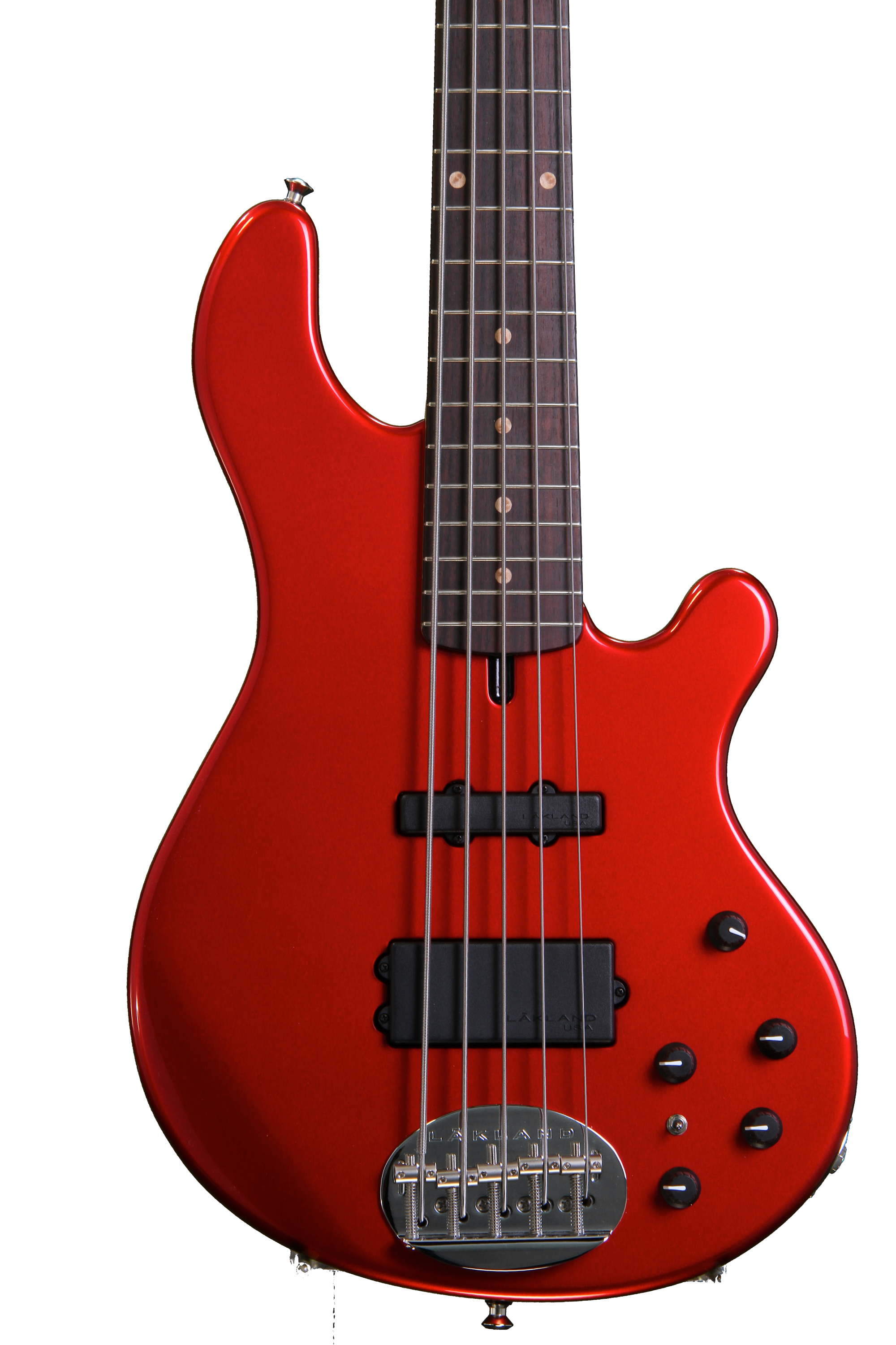 Lakland USA 55-14 - Candy Apple Red, Rosewood | Sweetwater