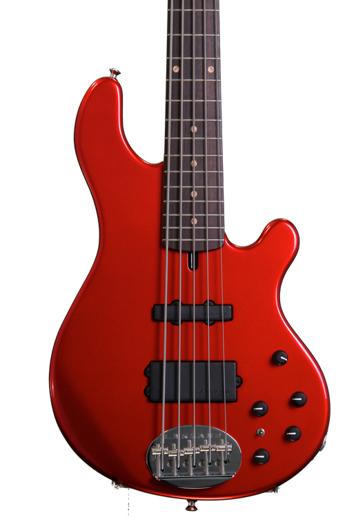 Lakland USA 55-14 - Candy Apple Red, Rosewood | Sweetwater