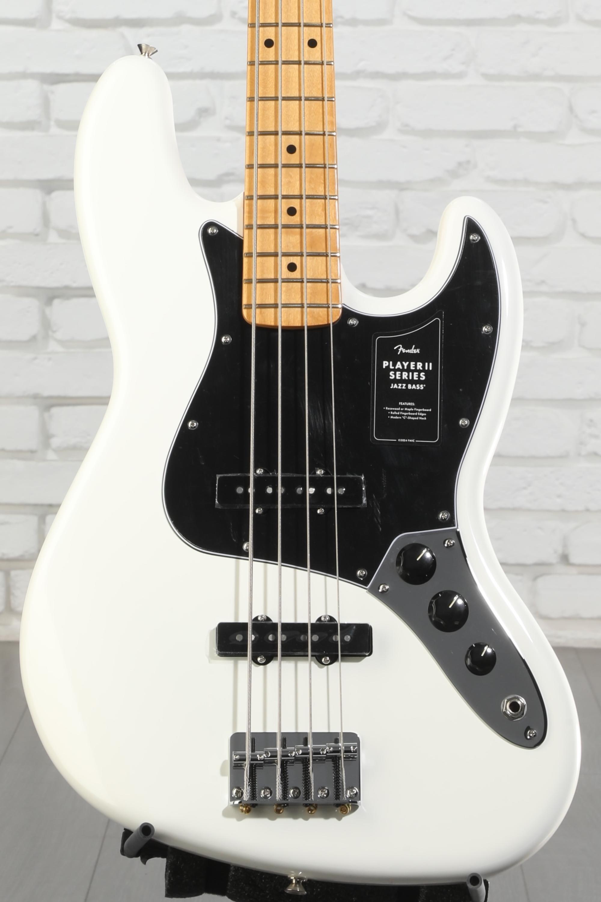 Fender Player II Jazz Bass - Polar White with Maple Fingerboard