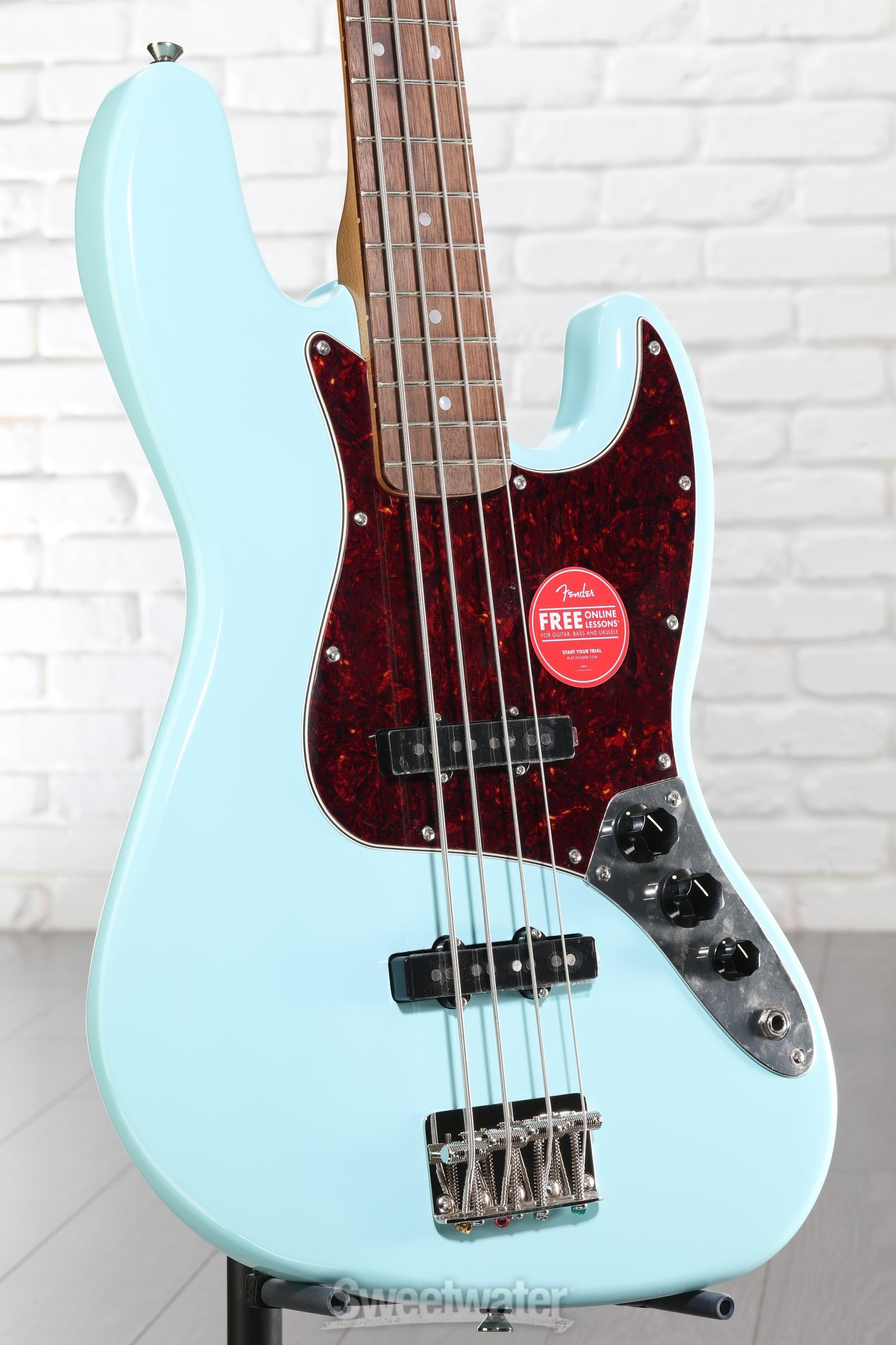 Squier Classic Vibe '60s Jazz Bass - Daphne Blue | Sweetwater