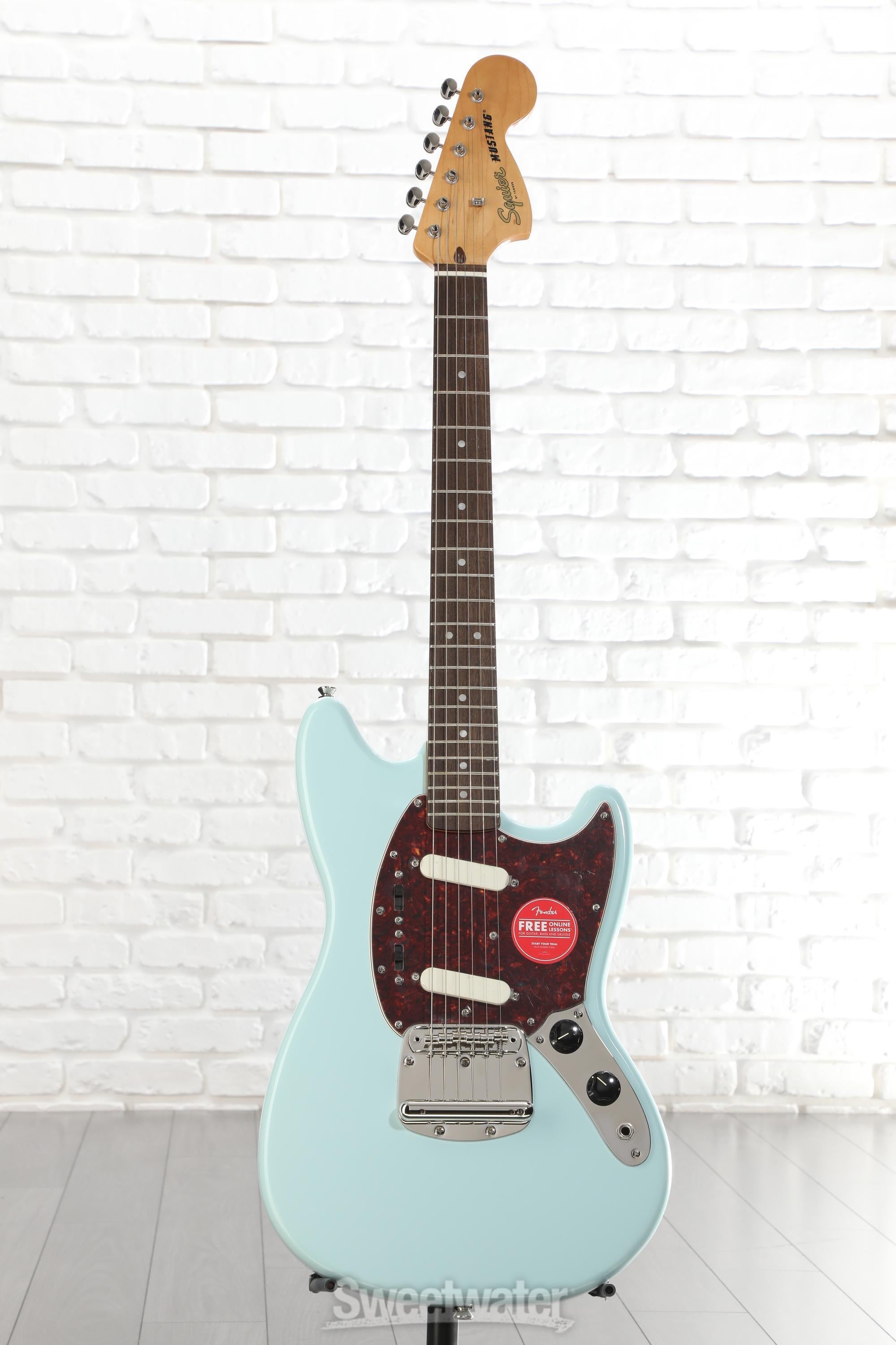 Squier Classic Vibe '60s Mustang Electric Guitar - Sonic Blue