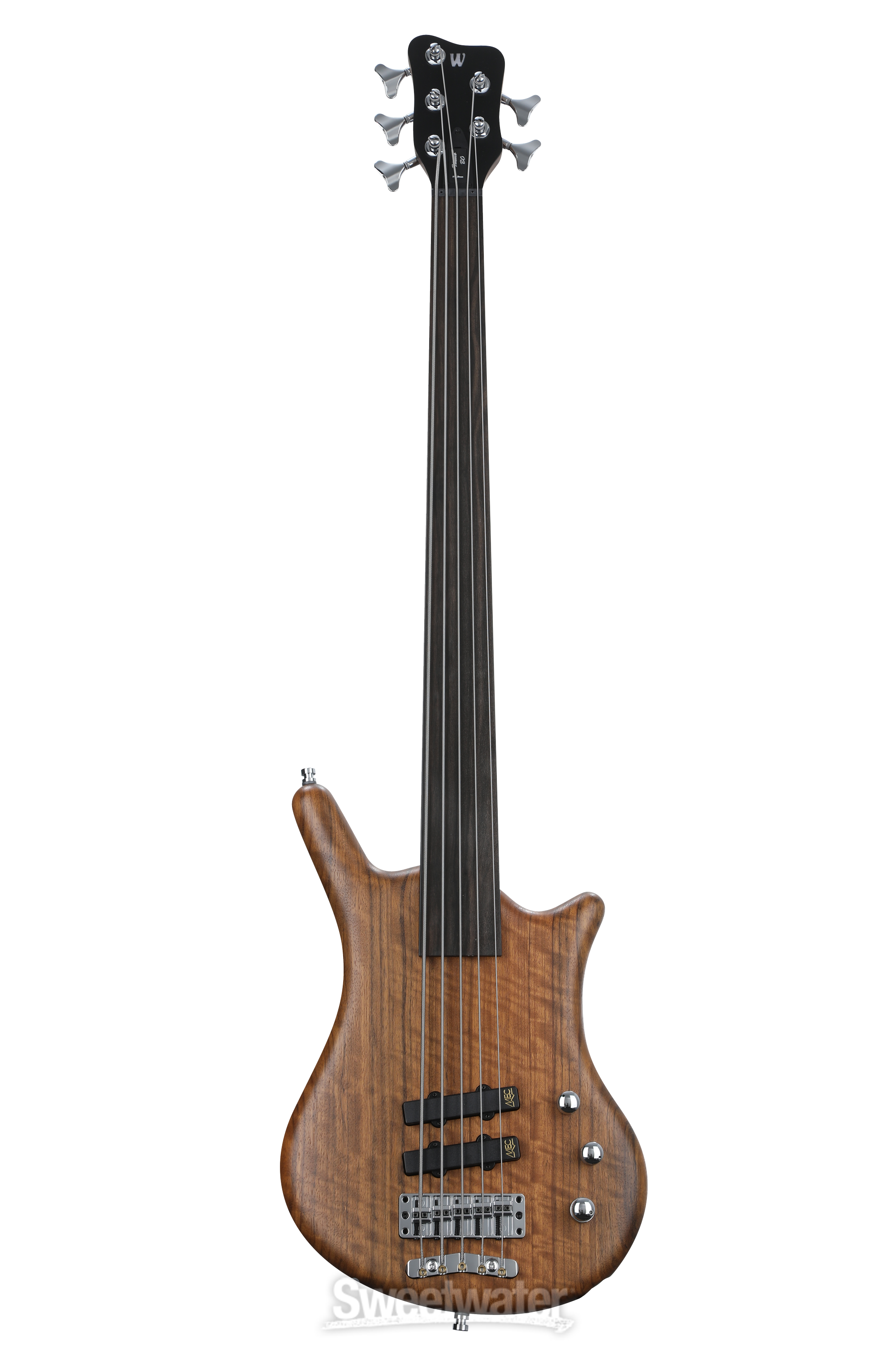 Warwick Pro Series Thumb BO Fretless 5string Bass Natural Satin