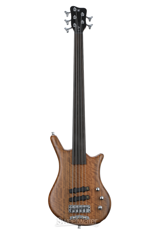 Warwick Pro Series Thumb BO Fretless 5-string Bass - Natural Satin
