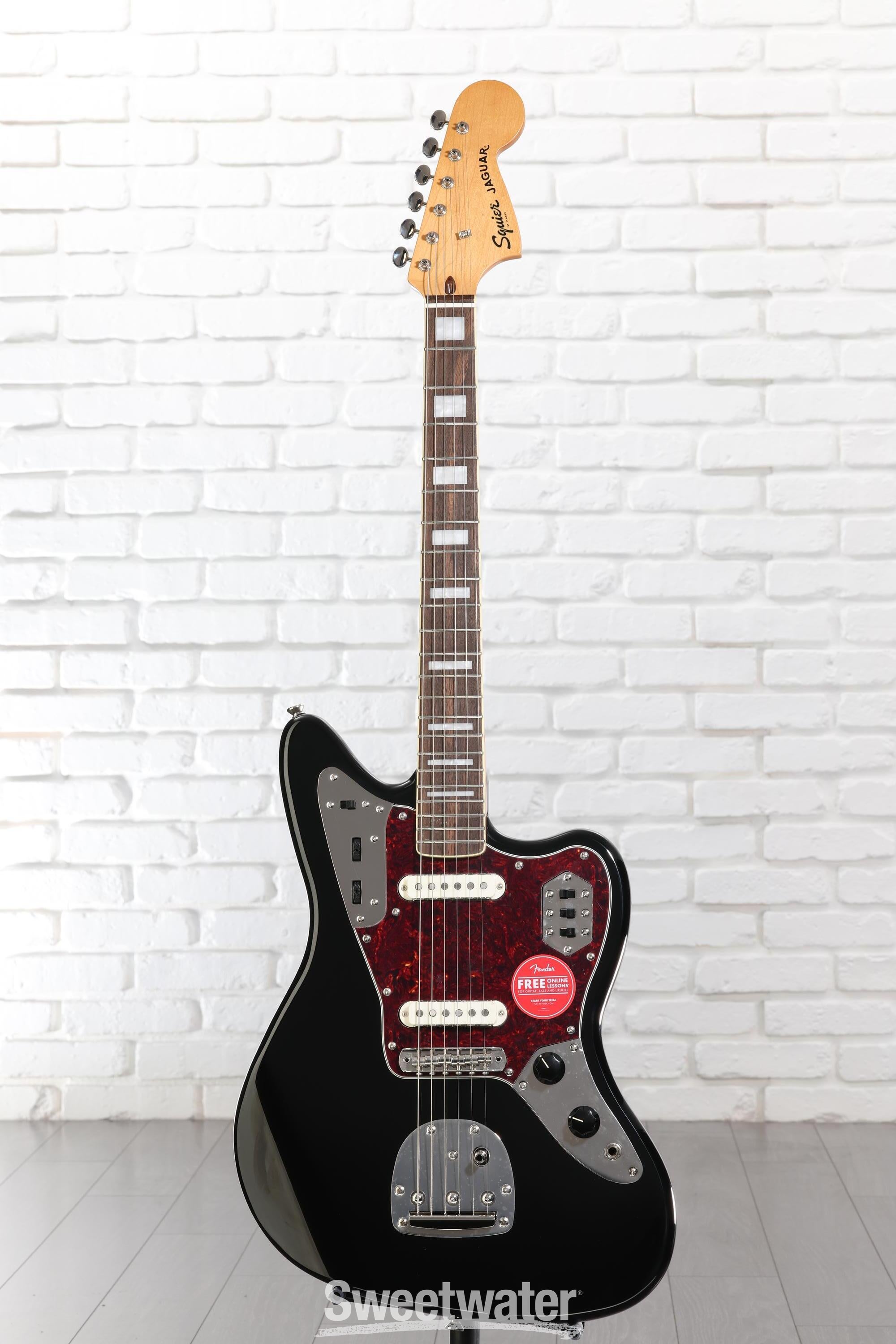 Squier Classic Vibe '70s Jaguar - Black Reviews | Sweetwater