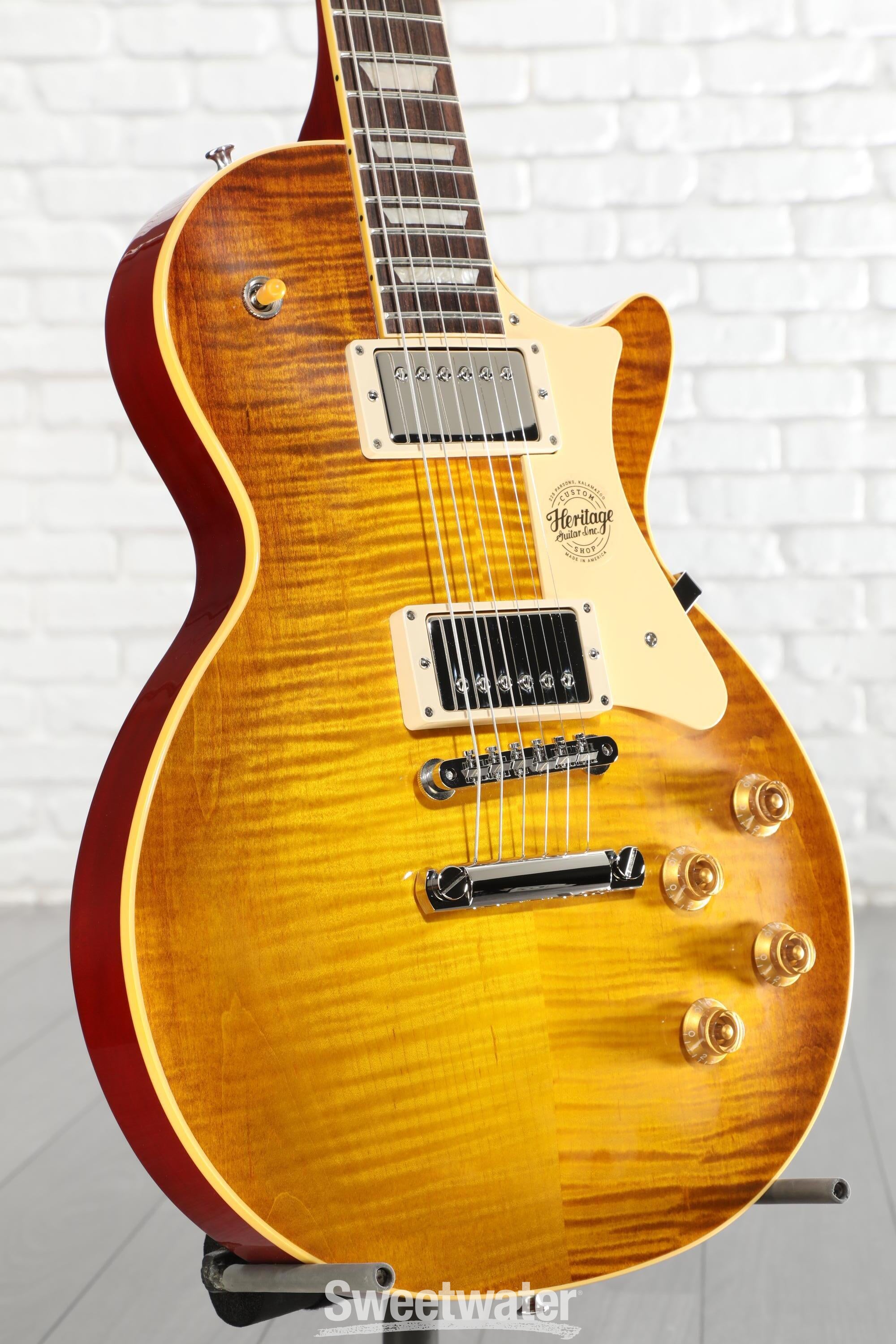 Photo of Heritage Custom Core H-150 Electric Guitar - Dirty Lemon Burst