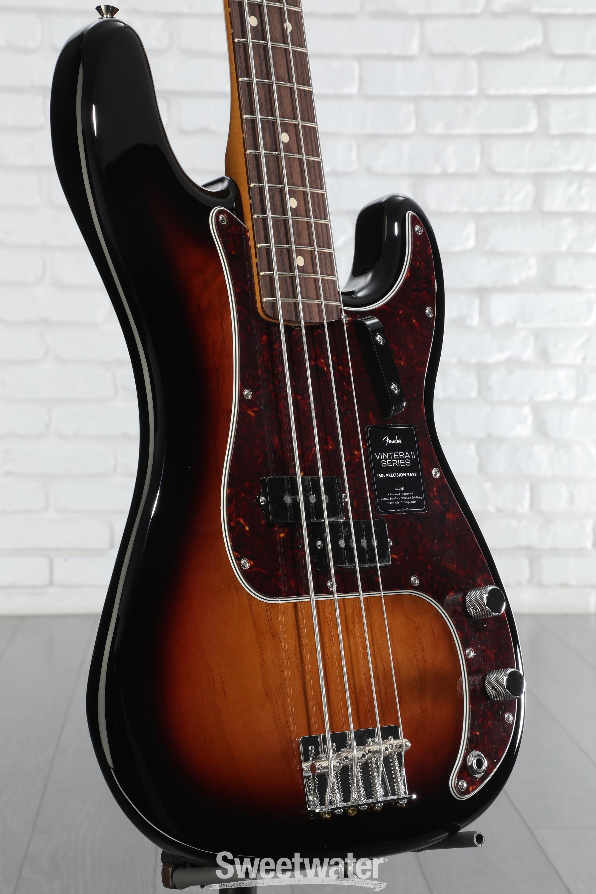 Fender Vintera II '60s Precision Bass - 3-color Sunburst | Sweetwater
