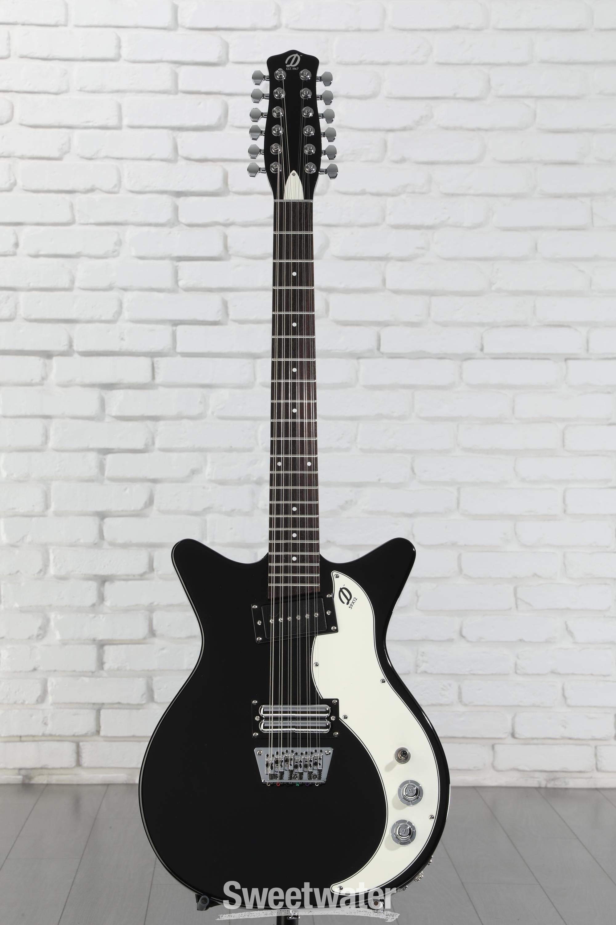 Danelectro 59X12 12-string Electric Guitar - Black | Sweetwater