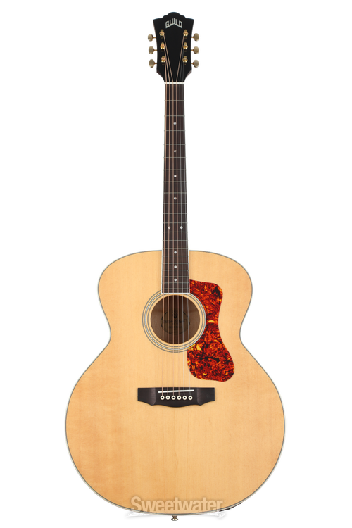 Guild F-250E Deluxe Jumbo Acoustic-Electric Guitar - Blonde