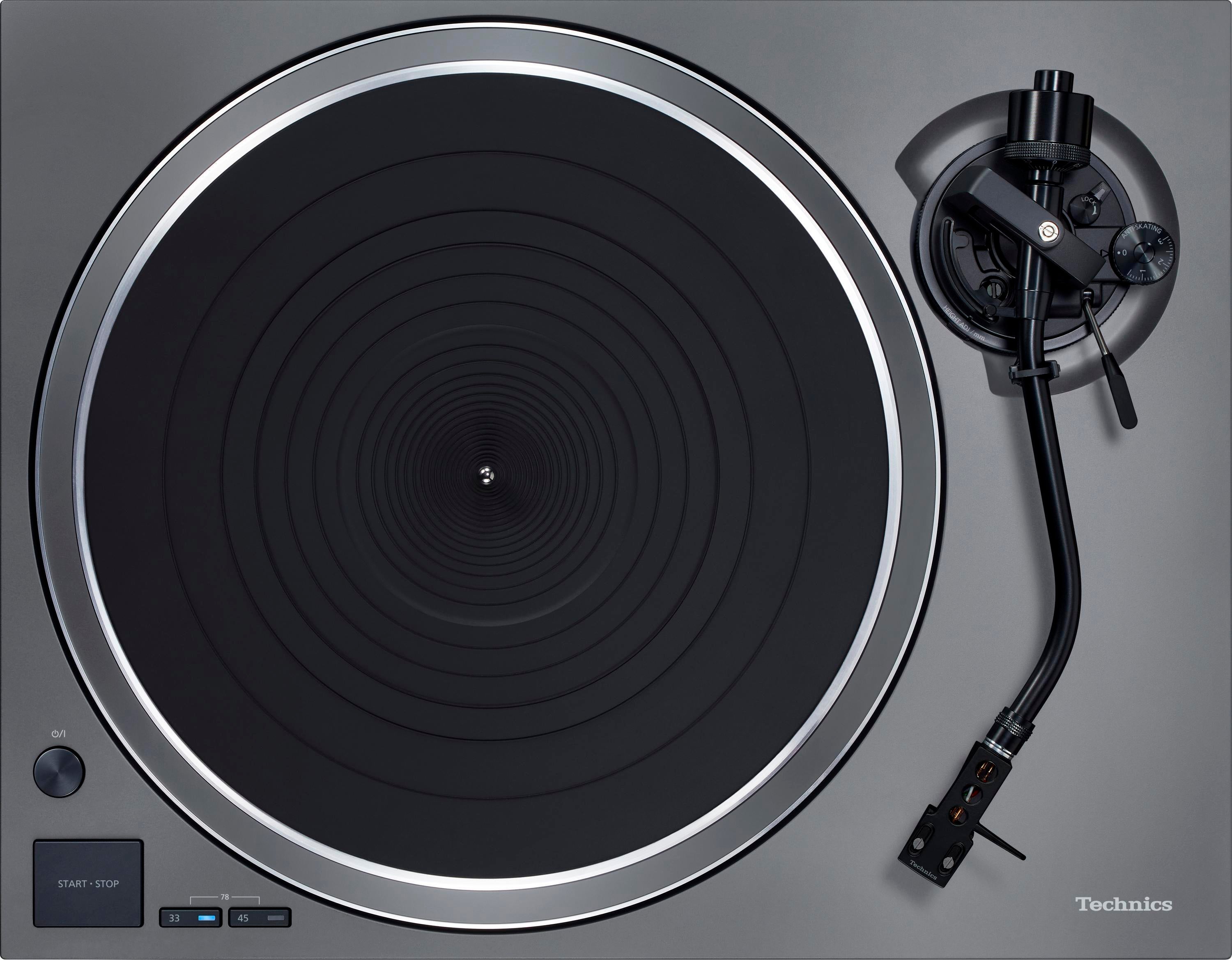 Bundled Item: Technics SL-1500C Turntable System - Gun Metal