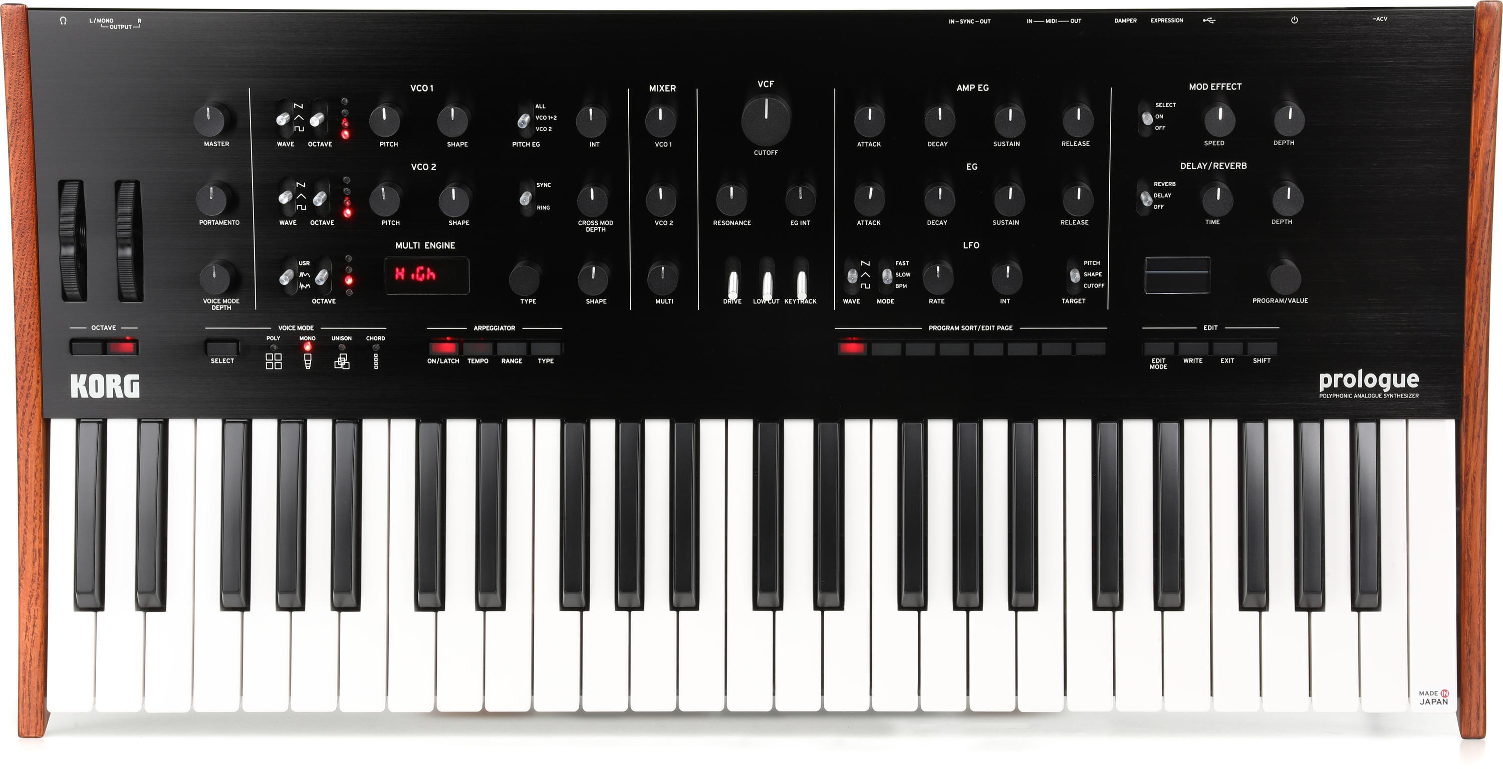 Korg Prologue 49-key 8-voice Analog Synthesizer | Sweetwater