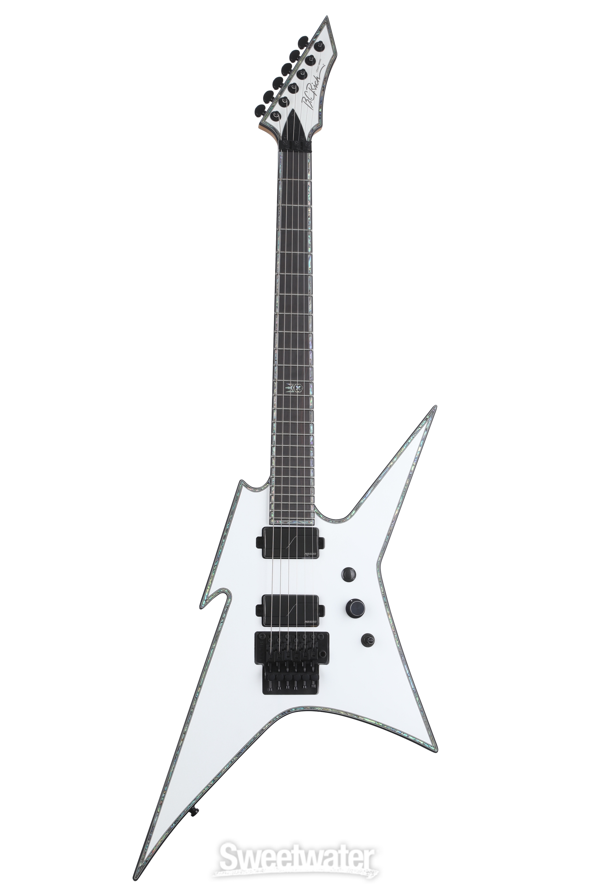 B.C. Rich Ironbird Extreme with Floyd Rose Electric Guitar - Matte White |  Sweetwater