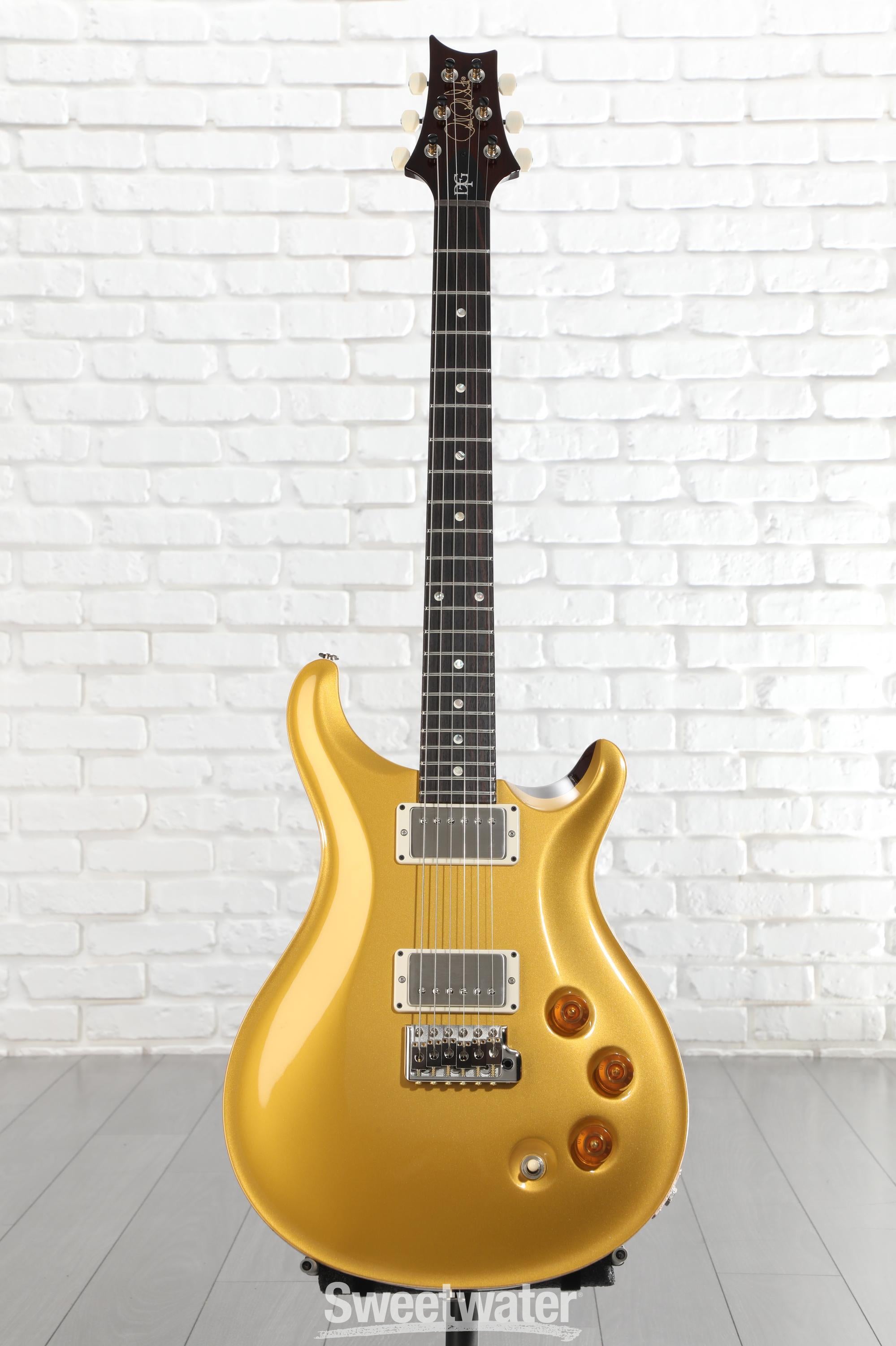PRS DGT Electric Guitar with Moon Inlays - Gold Top | Sweetwater