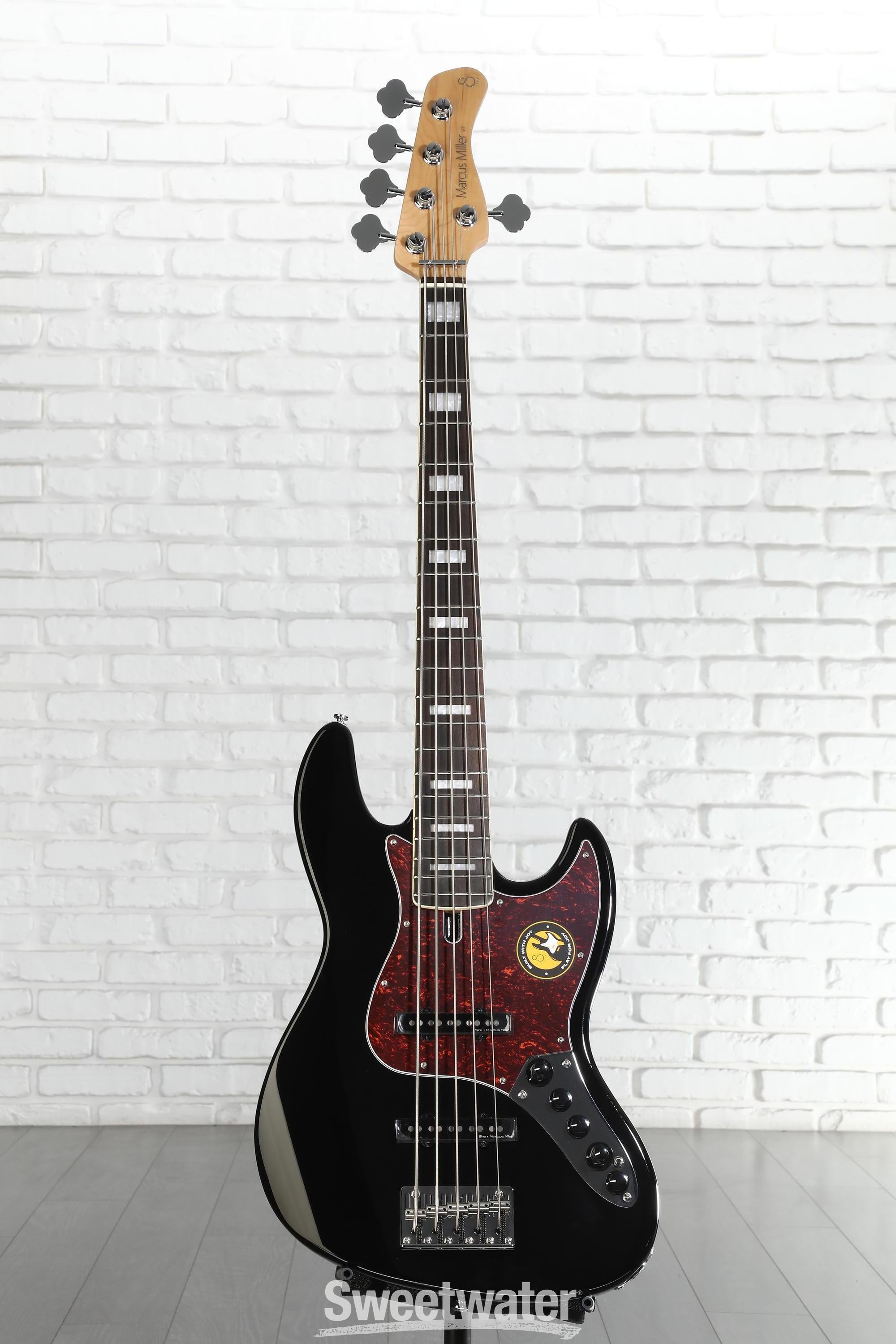 Sire Marcus Miller V7 Alder 5-string Bass Guitar - Black | Sweetwater