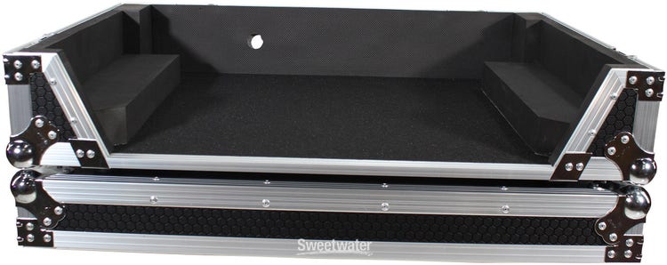  ProX XS-PRIME4 W ATA Flight Case For Denon PRIME 4 DJ  Controller with 1U Rack Space and Wheels