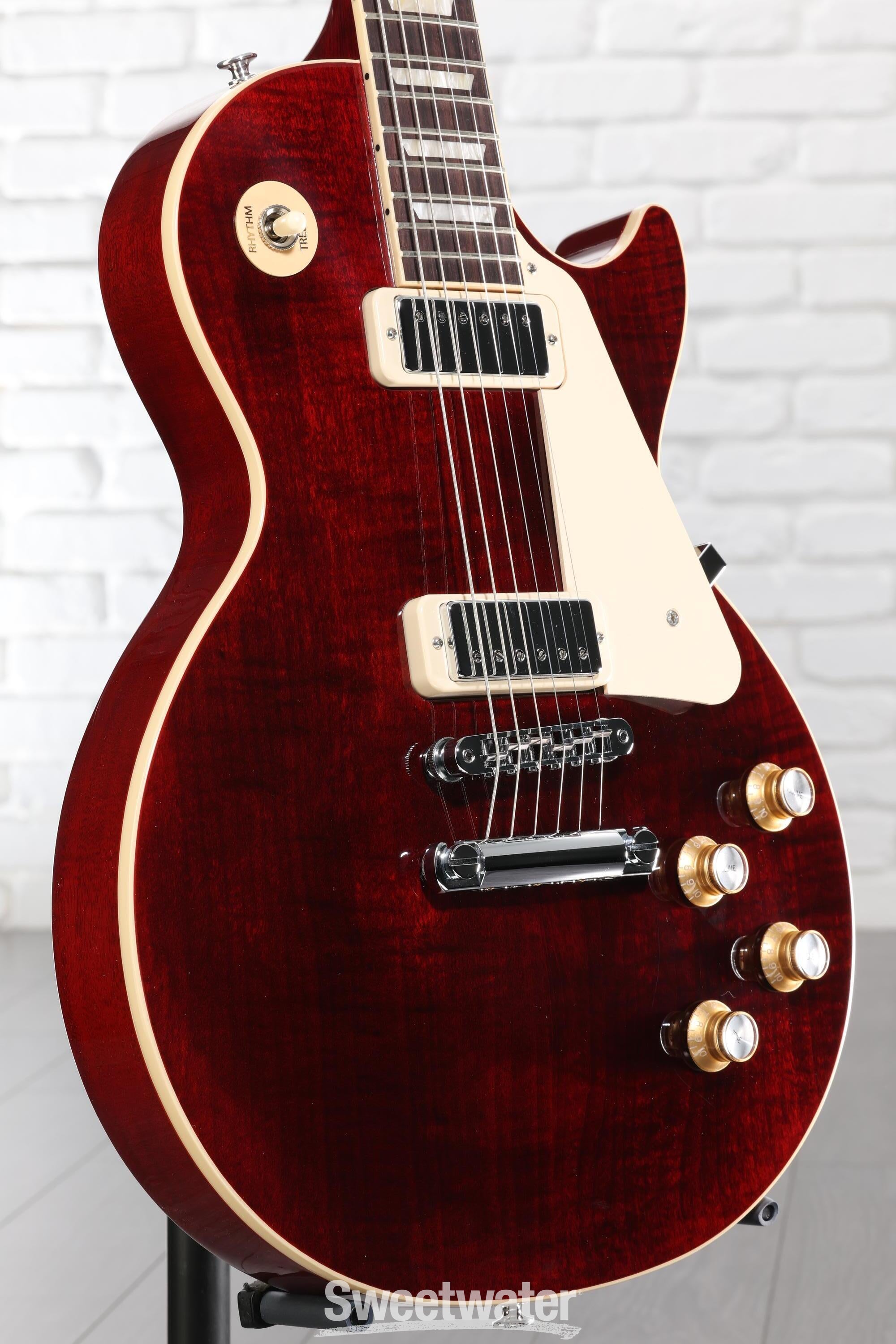 Gibson Les Paul Deluxe 70s Electric Guitar - Wine Red | Sweetwater